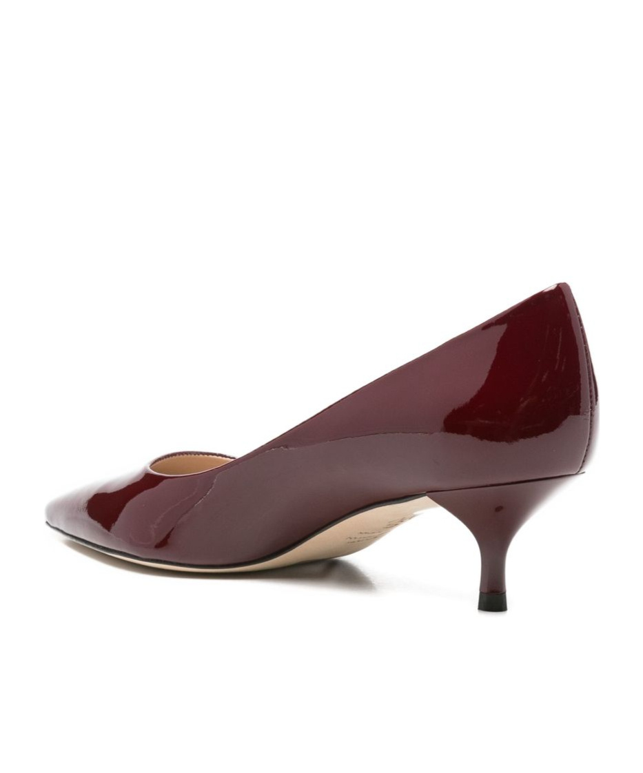 Stuart Weitzman Pointed High Heels In Burgundy