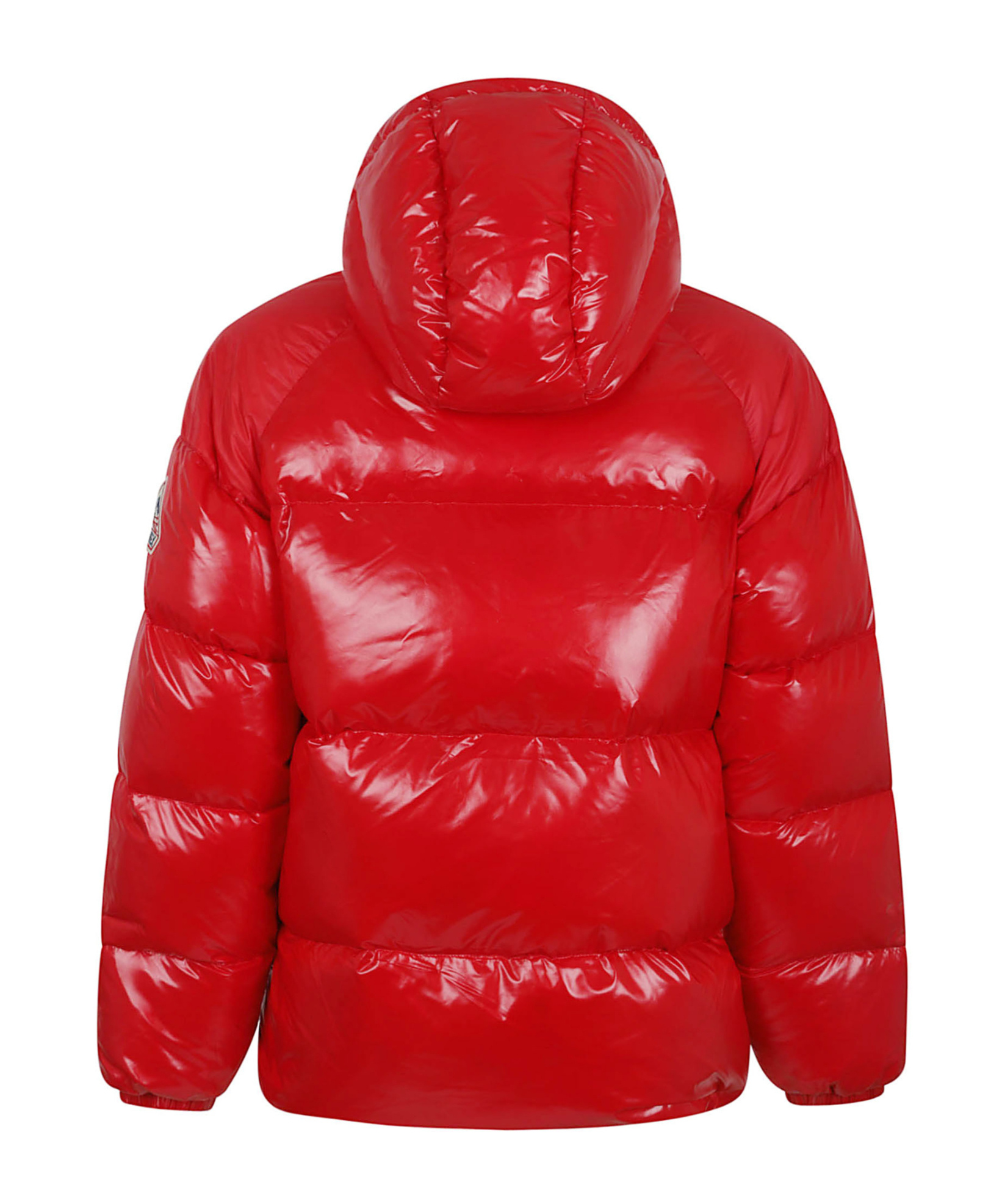 Pyrenex Sten Quilted Hooded Jacket And Cuffs In Red