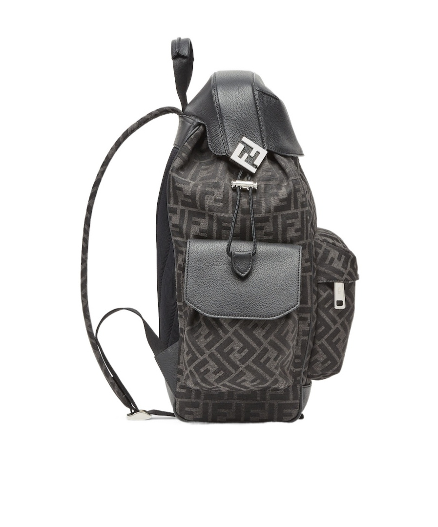 Fendi Drive Backpack In Black