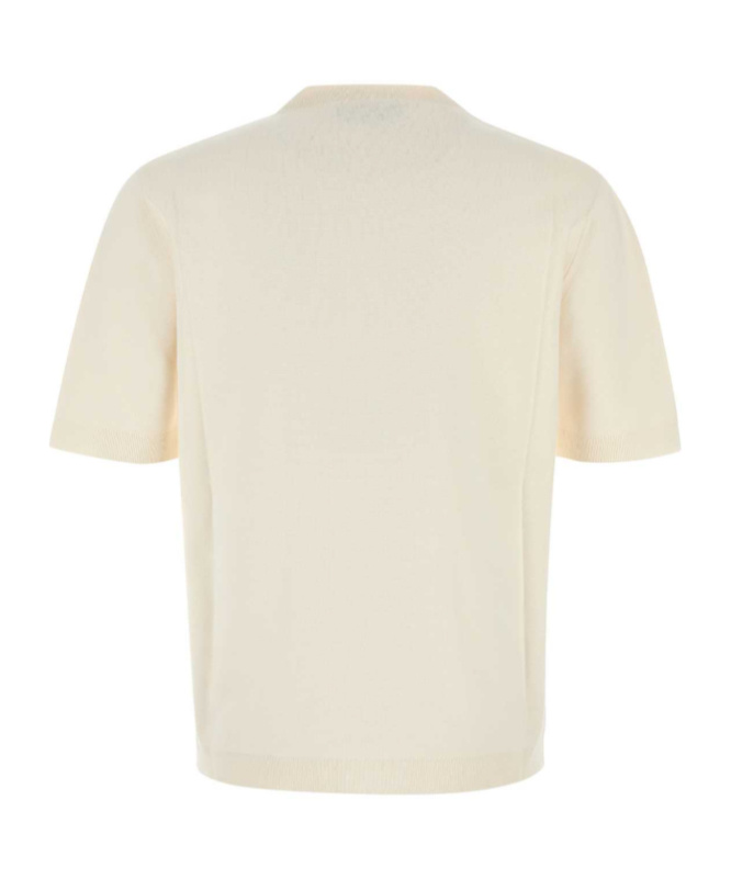 Gucci White Silk Blend Sweater In Neutral