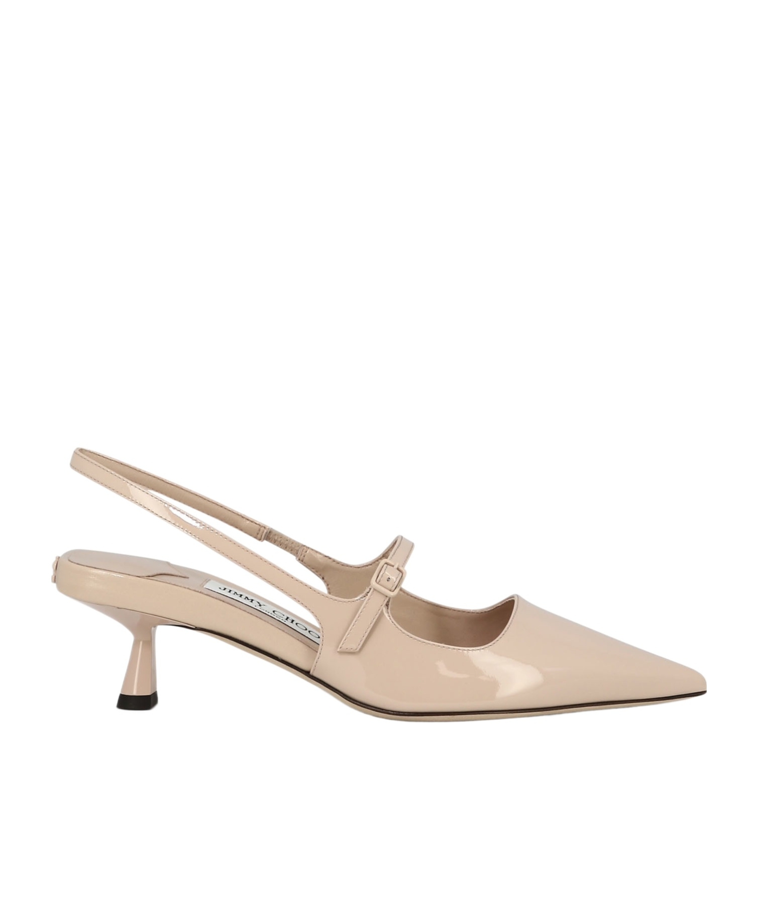 Jimmy Choo Didi 45 Pointed Pumps In Patent Leather In Pink