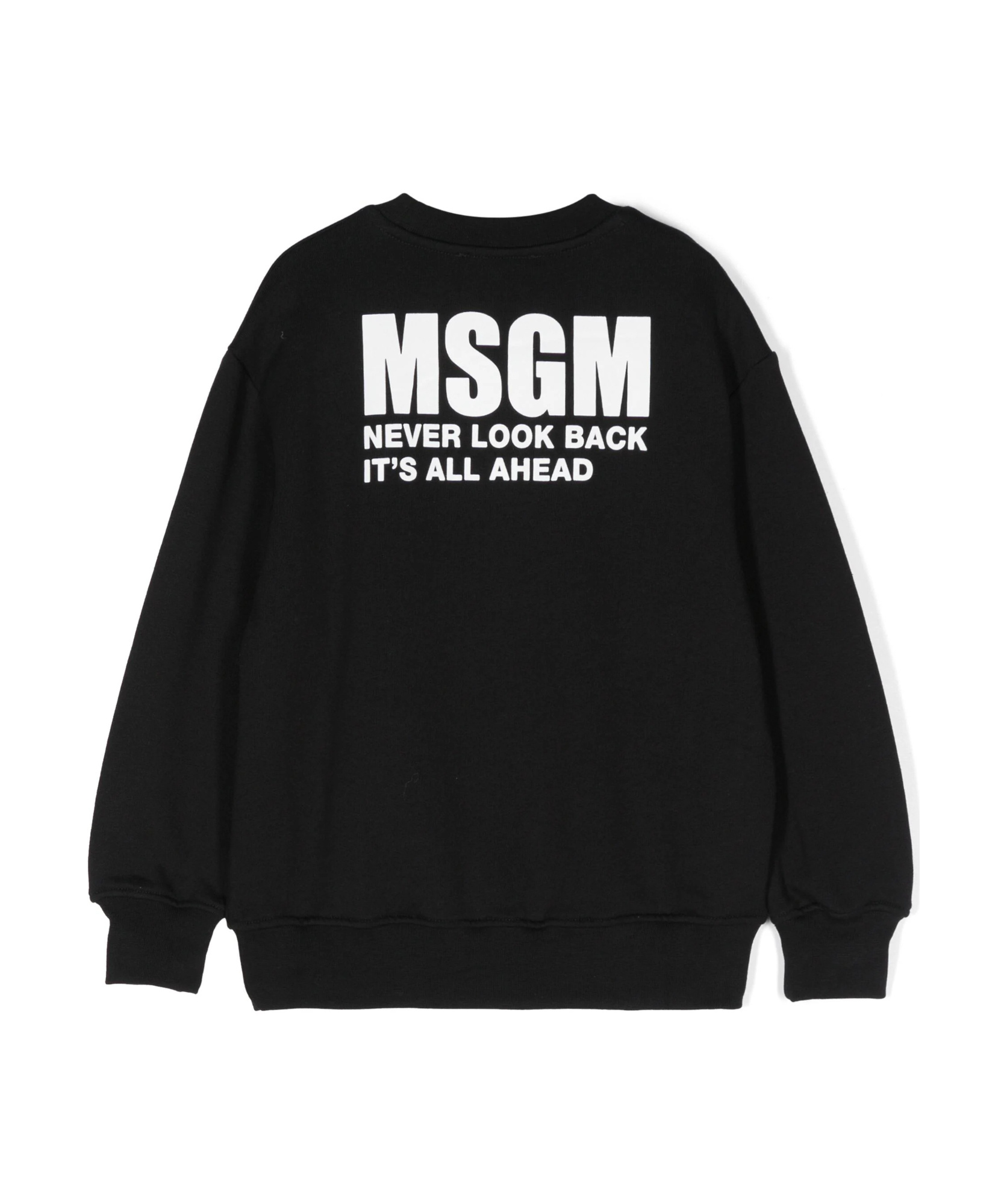 Msgm Logo-print Sweatshirt In Black