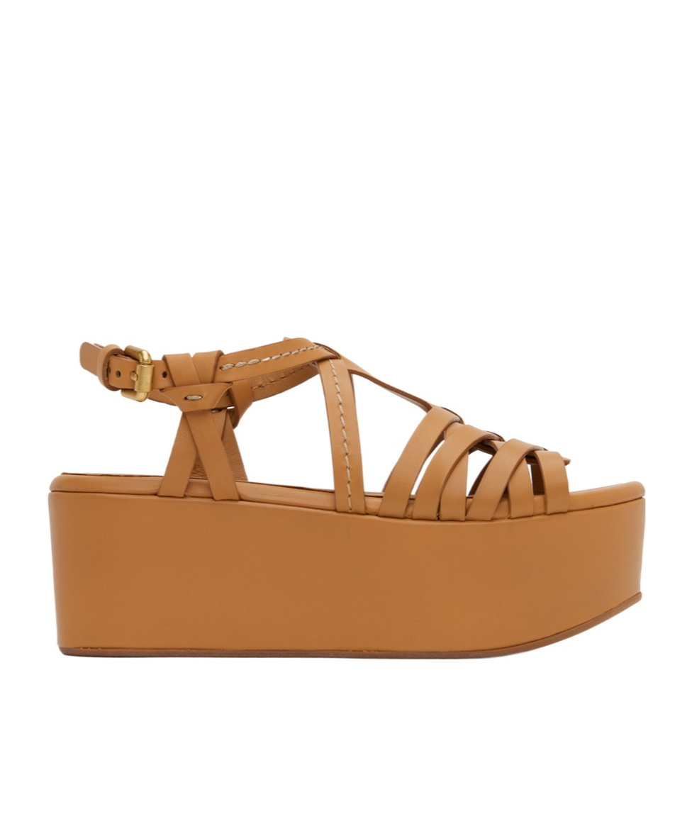 See By Chloé Sierra Cross-strap High-heeled Sandals In Brown