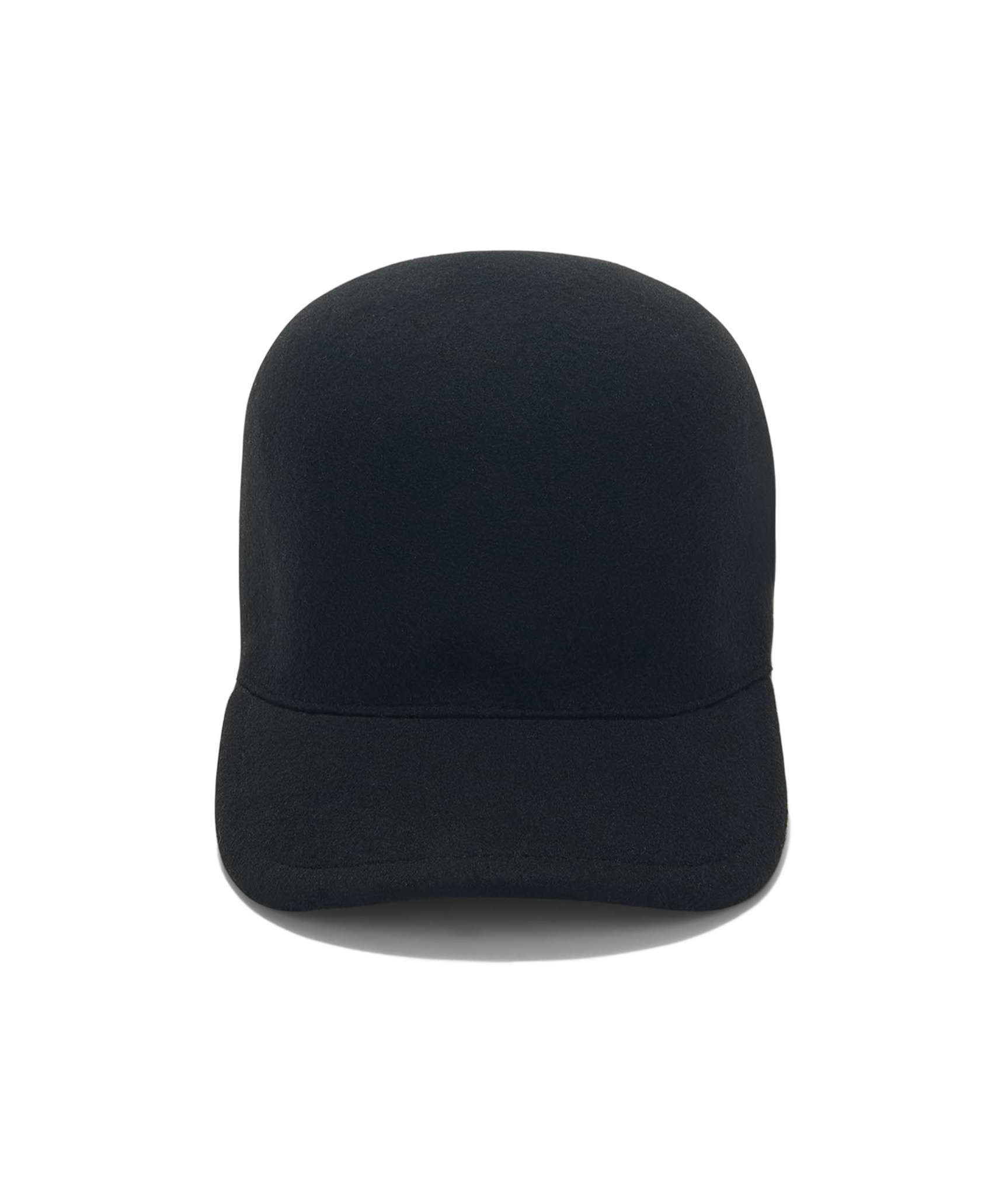 Jil Sander Logo-embroidered Wool Cap In Black