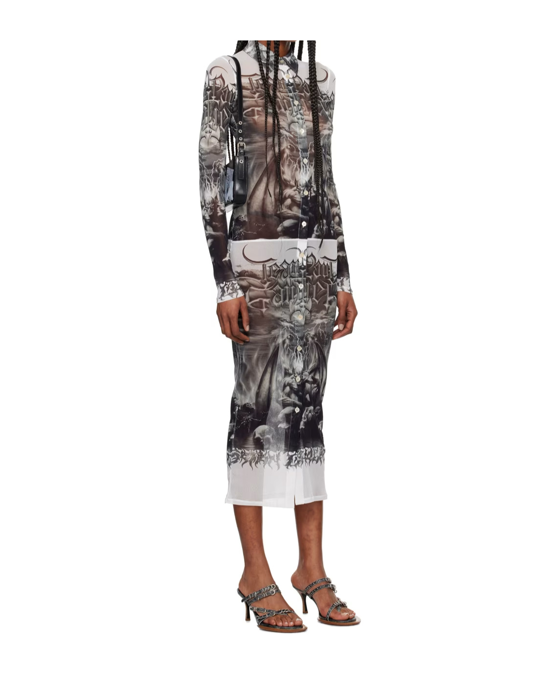 Jean Paul Gaultier Printed Pattern Dress