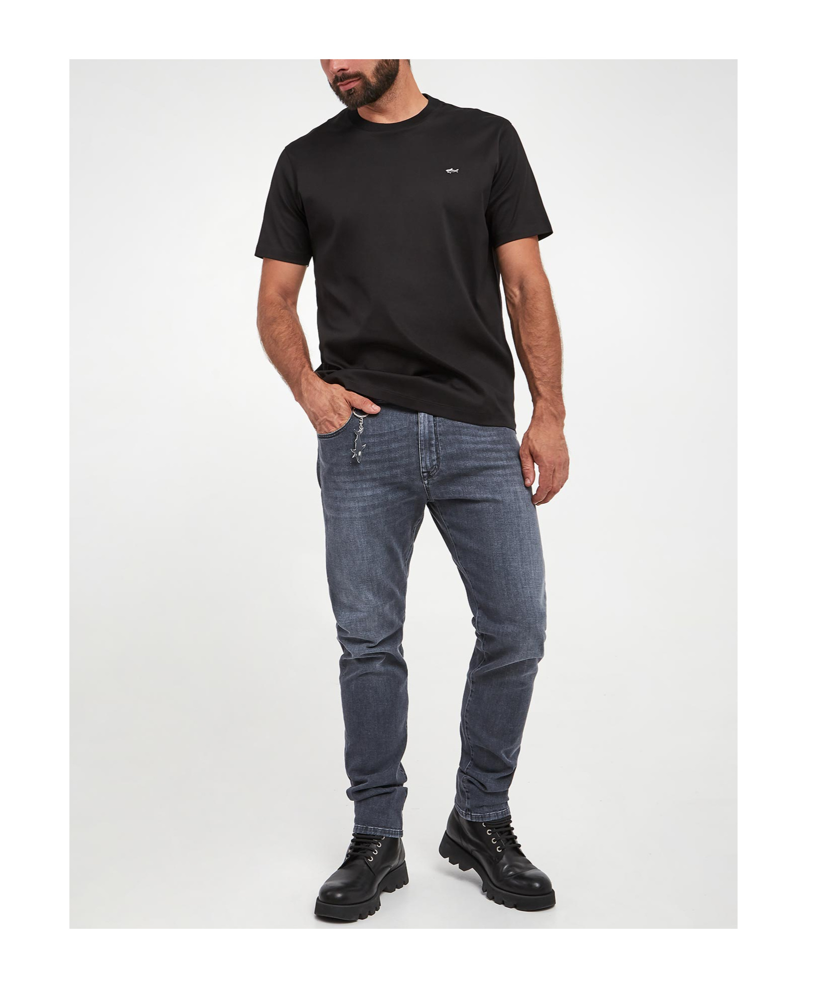 Shop Paul & Shark Short-sleeved T-shirt In Black