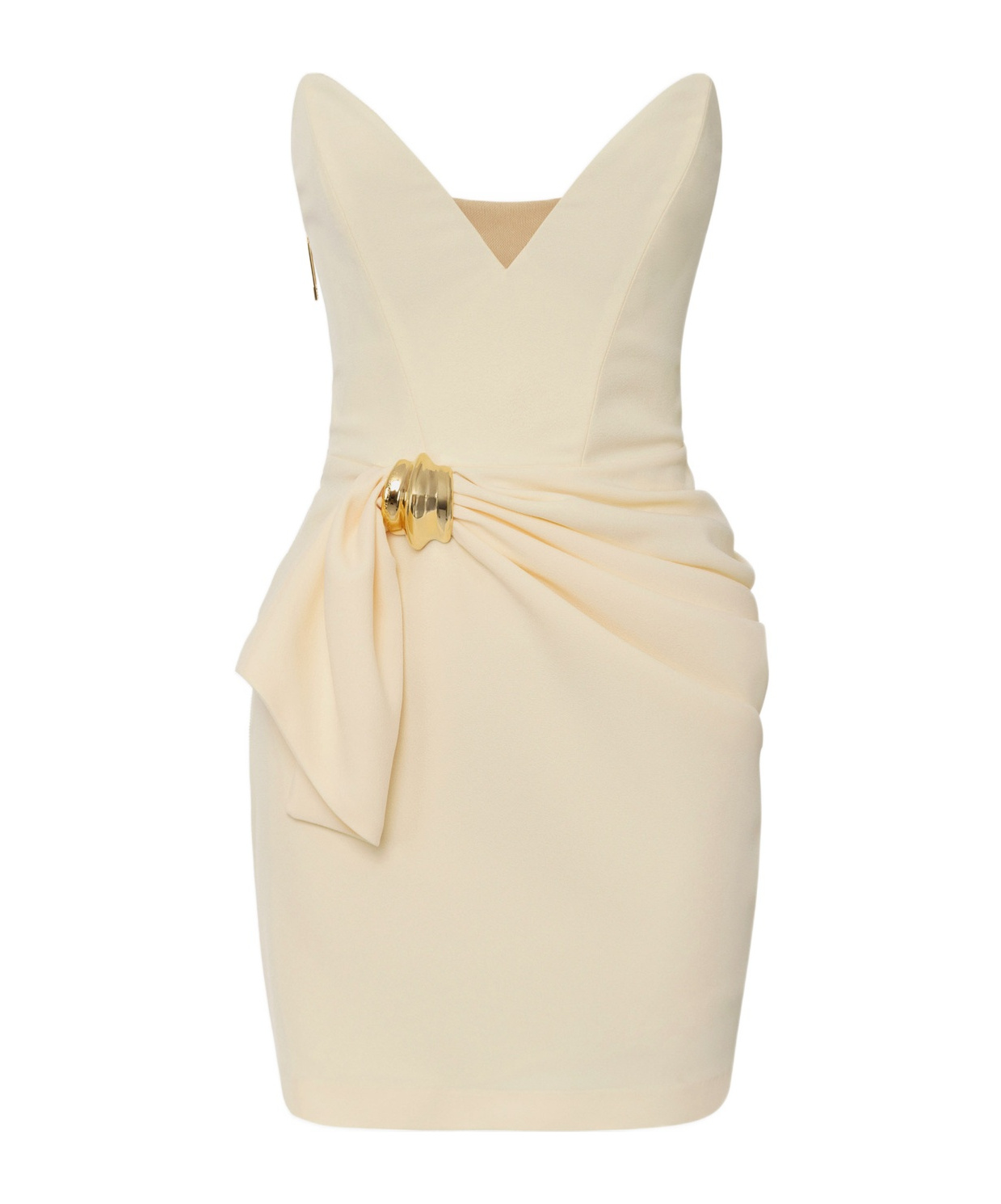 Elisabetta Franchi Bow-detail Crepe Mini Dress