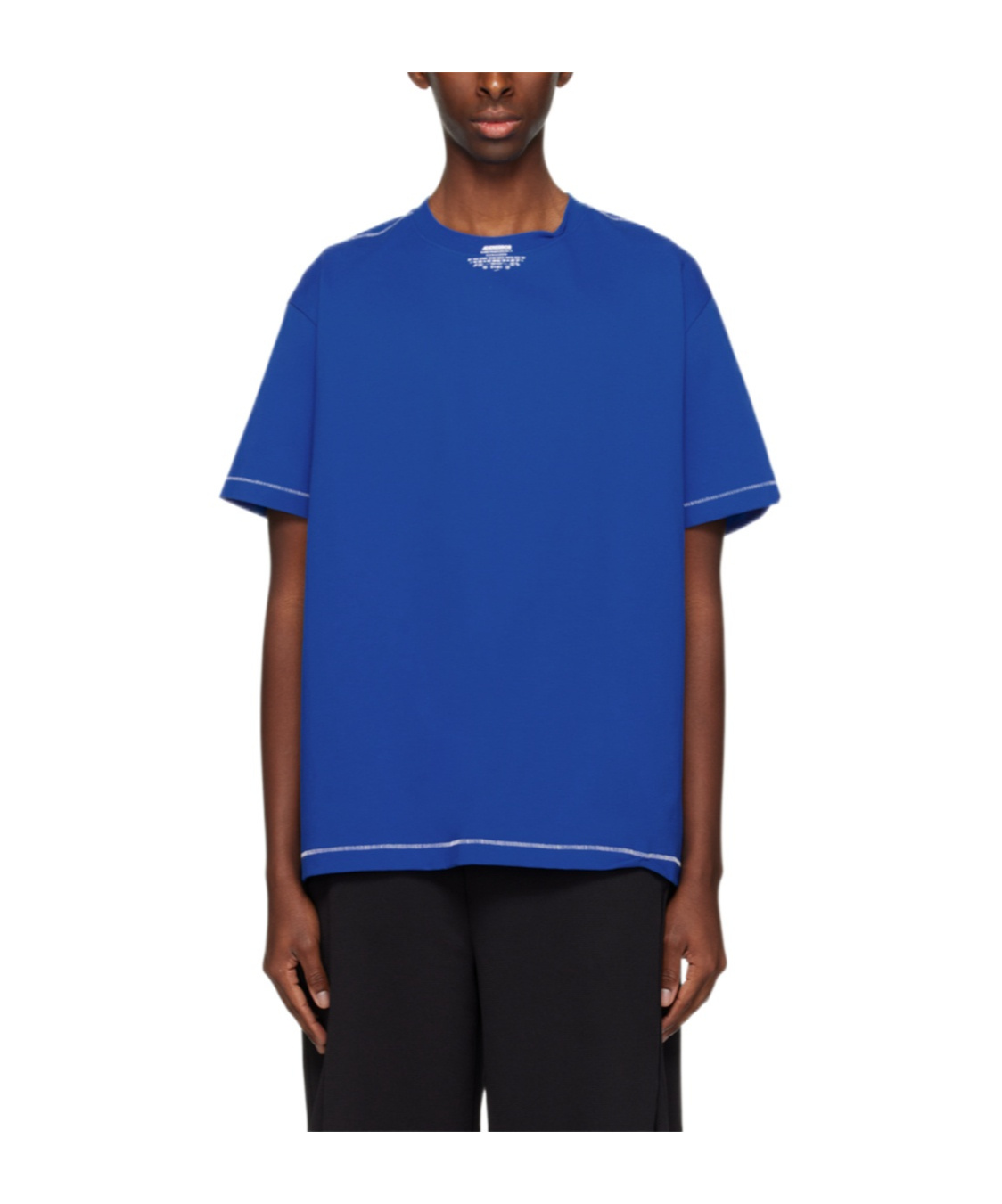 Ader Error Short-sleeved T-shirt In Blue