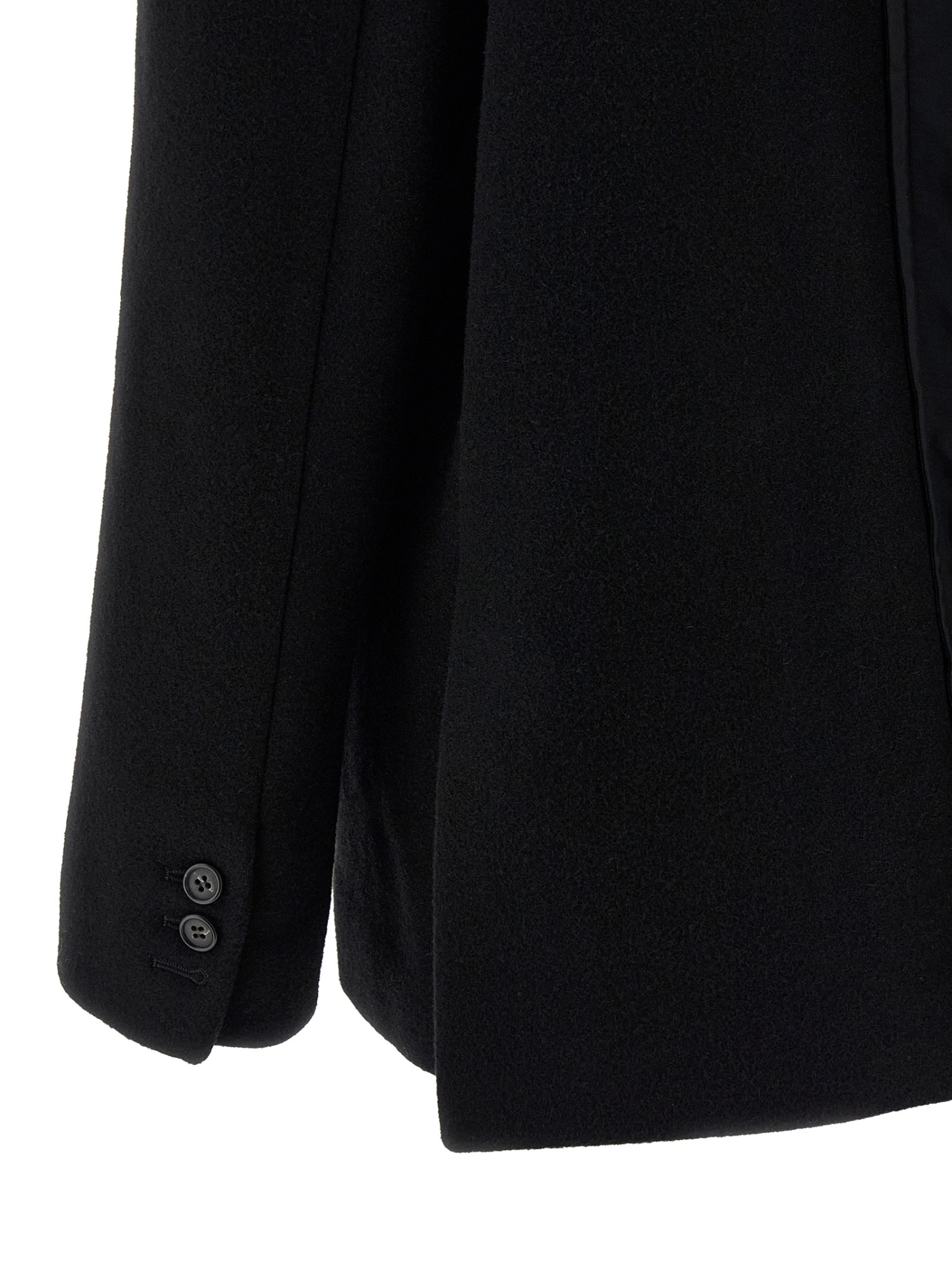 Mm6 Maison Margiela Single-breasted Blazer In Black