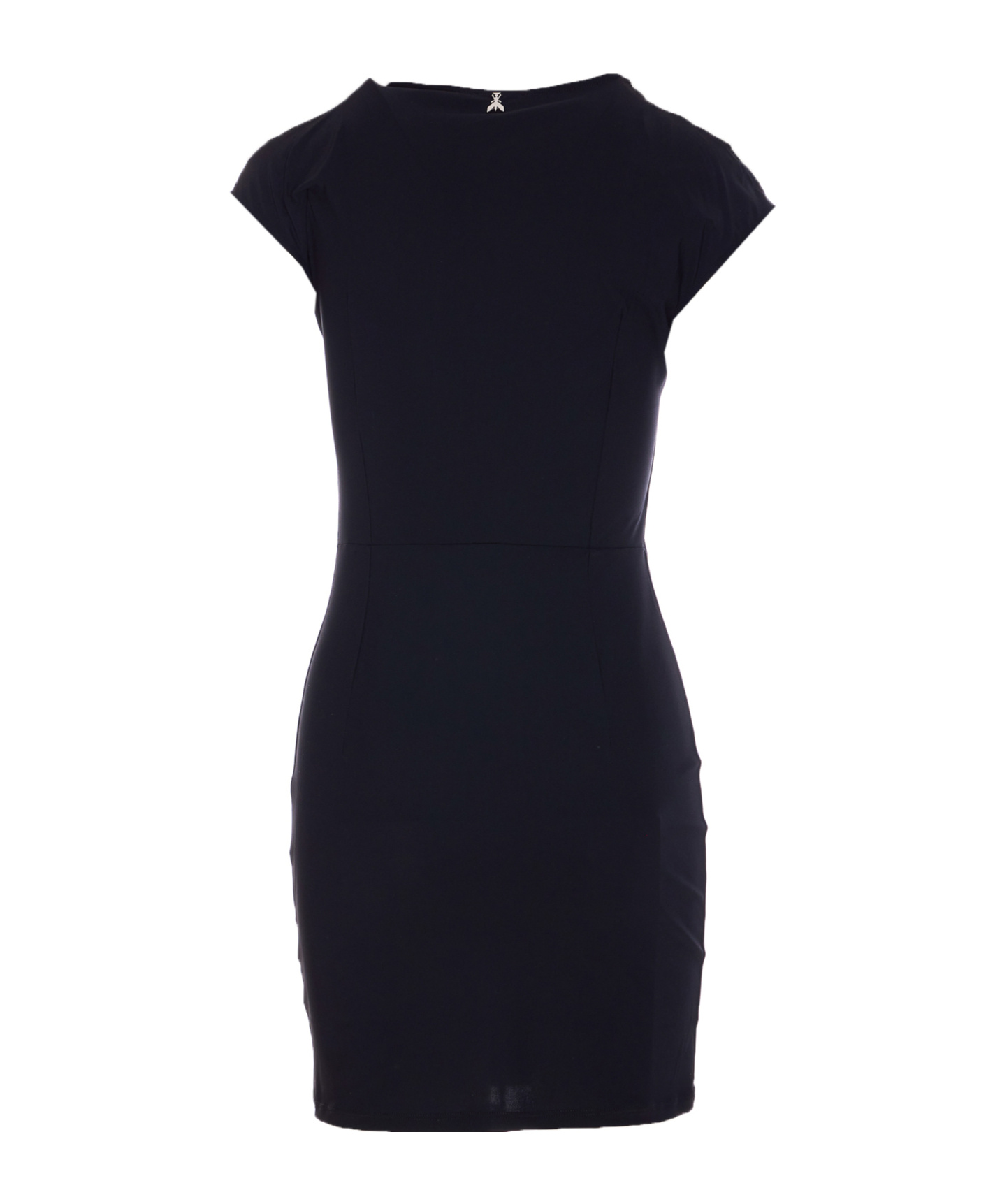 Shop Patrizia Pepe Piercing-detail Mini Dress