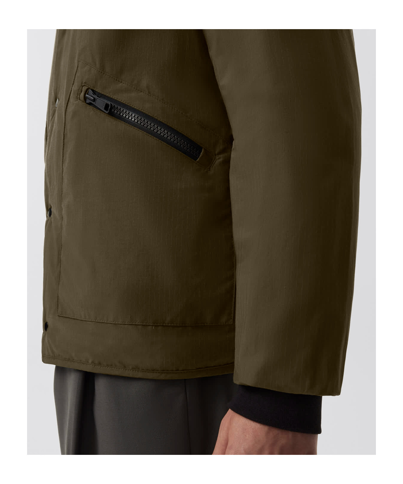 Canada Goose Double-sided Down Jacket In Green
