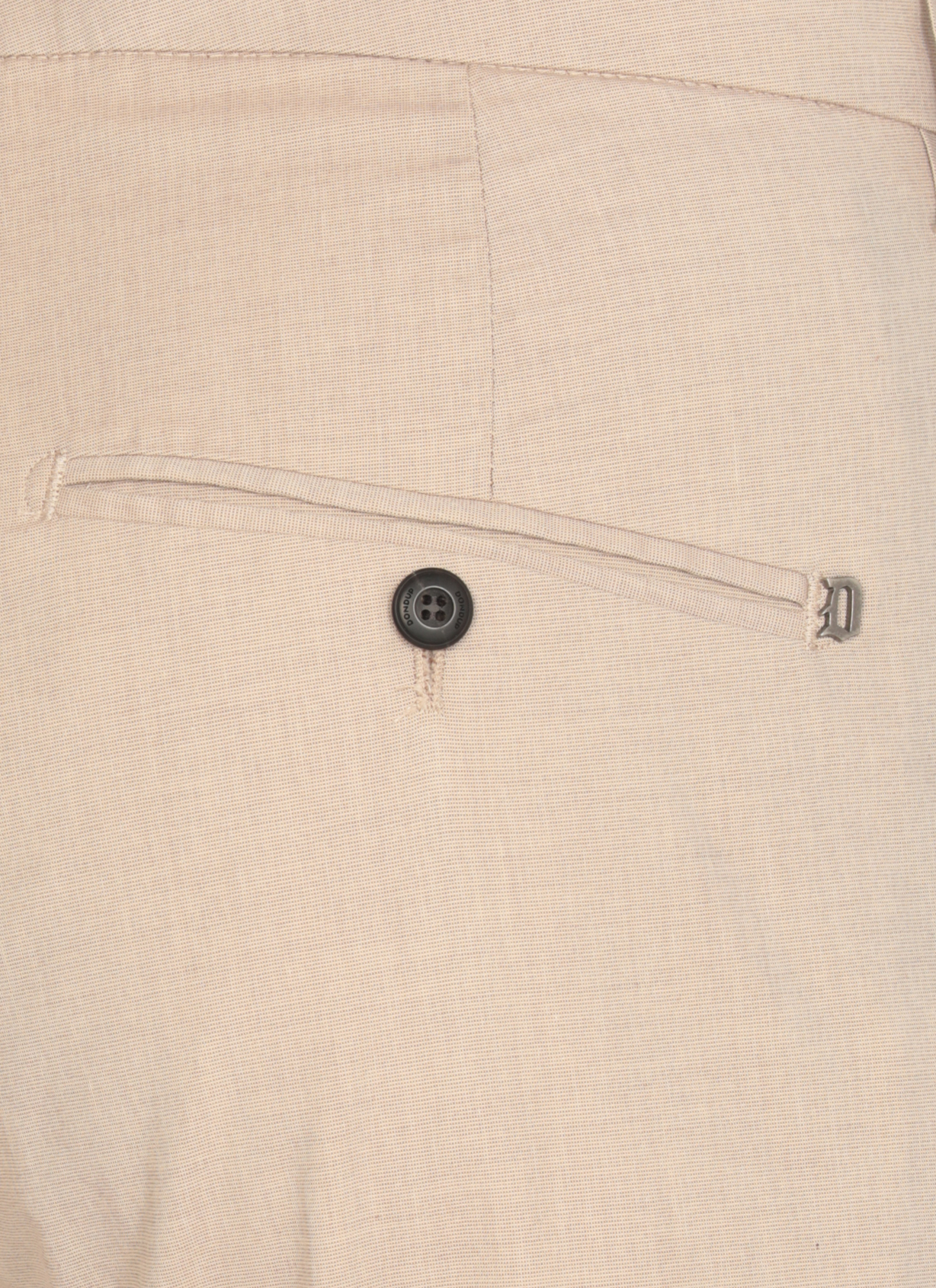 Dondup Cuffed Slim Fit Pants In Neutral