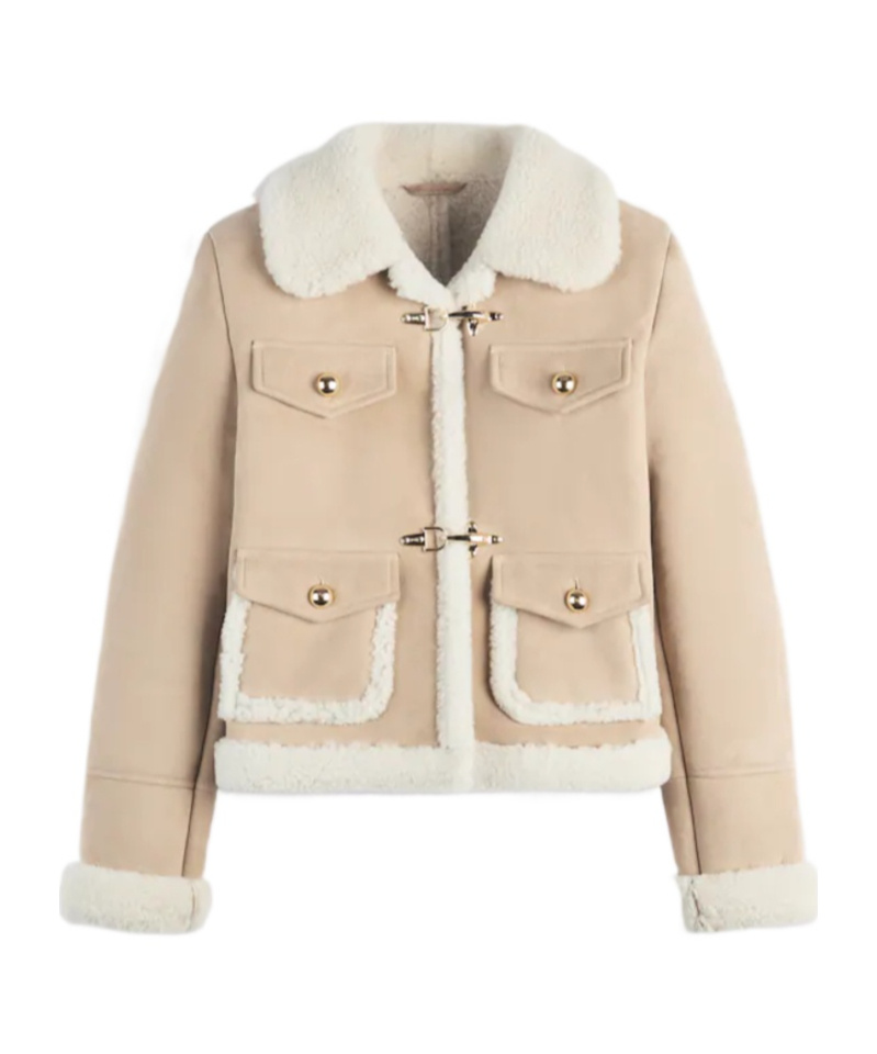 Fay 2 Ganci In Sheepskin In Brown