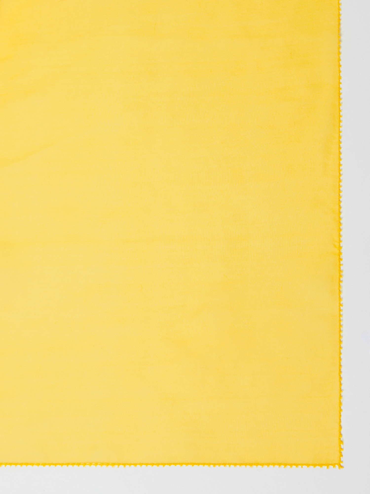 Max Mara Silk Chiffon Stole In Yellow