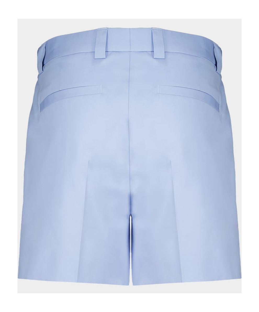 Gucci Web-loop Tailored Shorts In Blue
