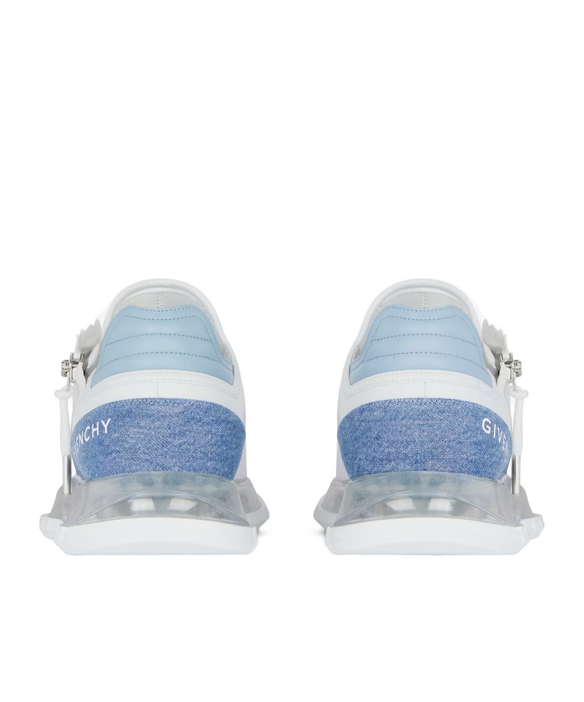 Givenchy Spectre Sneakers In Synthetic Leather And Denim In Blue