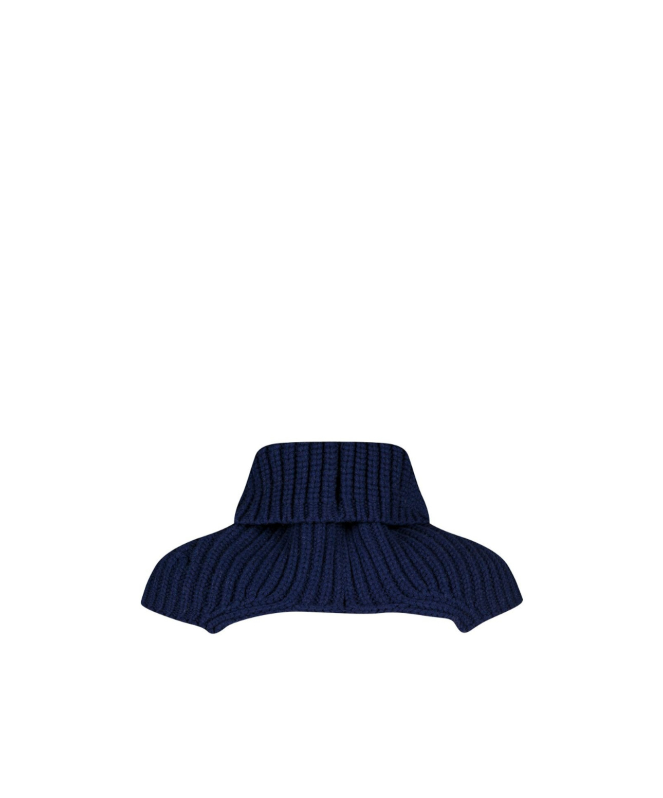 Dries Van Noten Zip-up Ribbed Collar In Black
