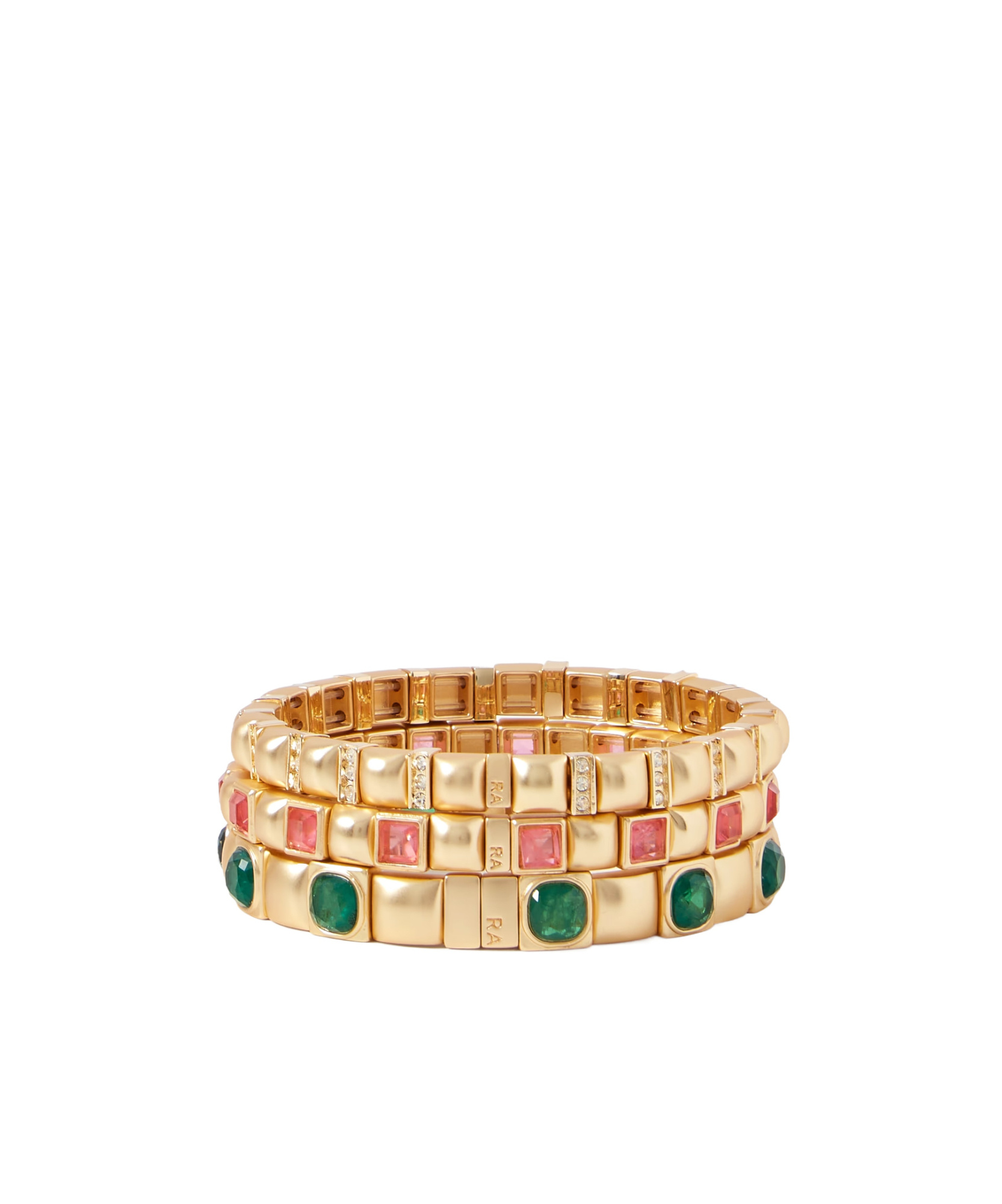 Assouline Multilayer Goldtone Bracelet
