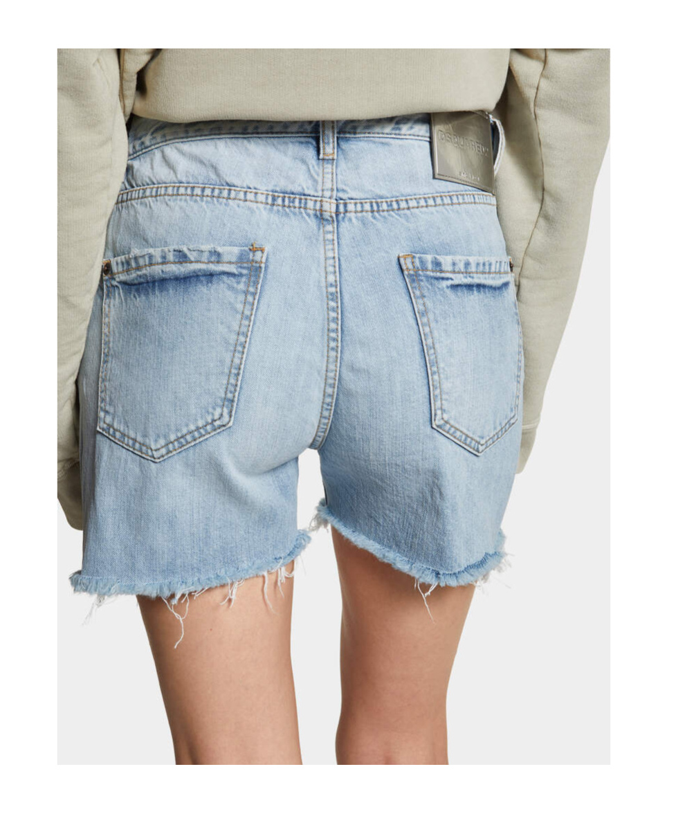 Dsquared2 642 Denim Shorts In Blue