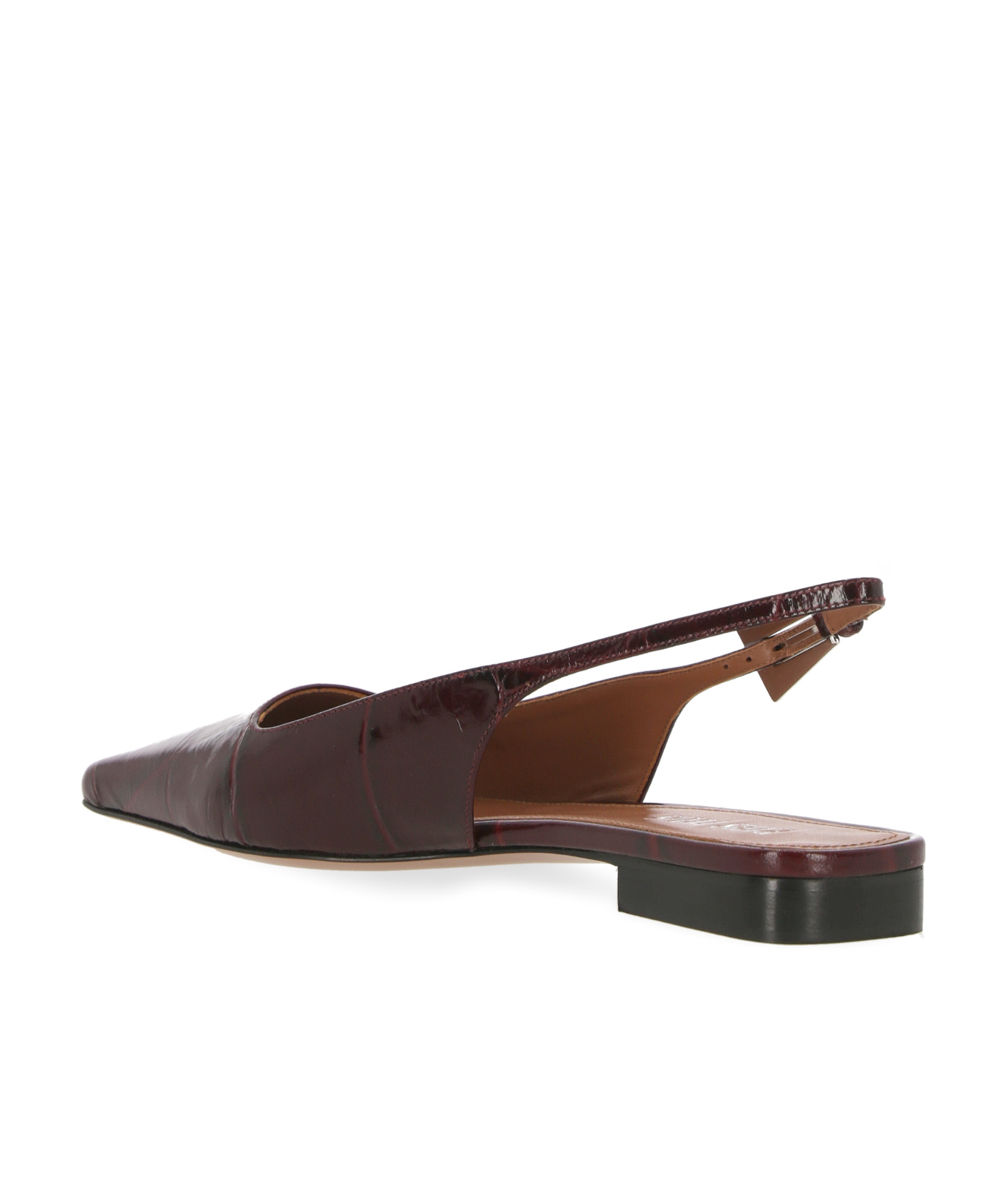 Shop Paris Texas Embossed-crocodile Ballet Flats In Multicolor