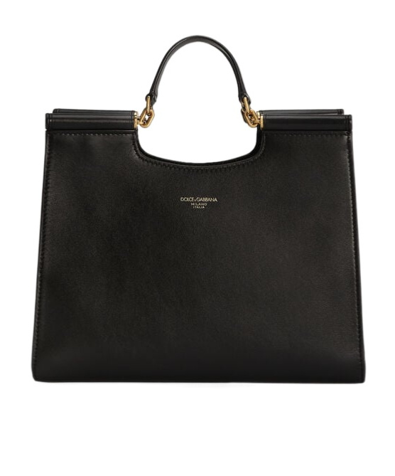 Dolce & Gabbana Double Handle Shoulder Bag In Black