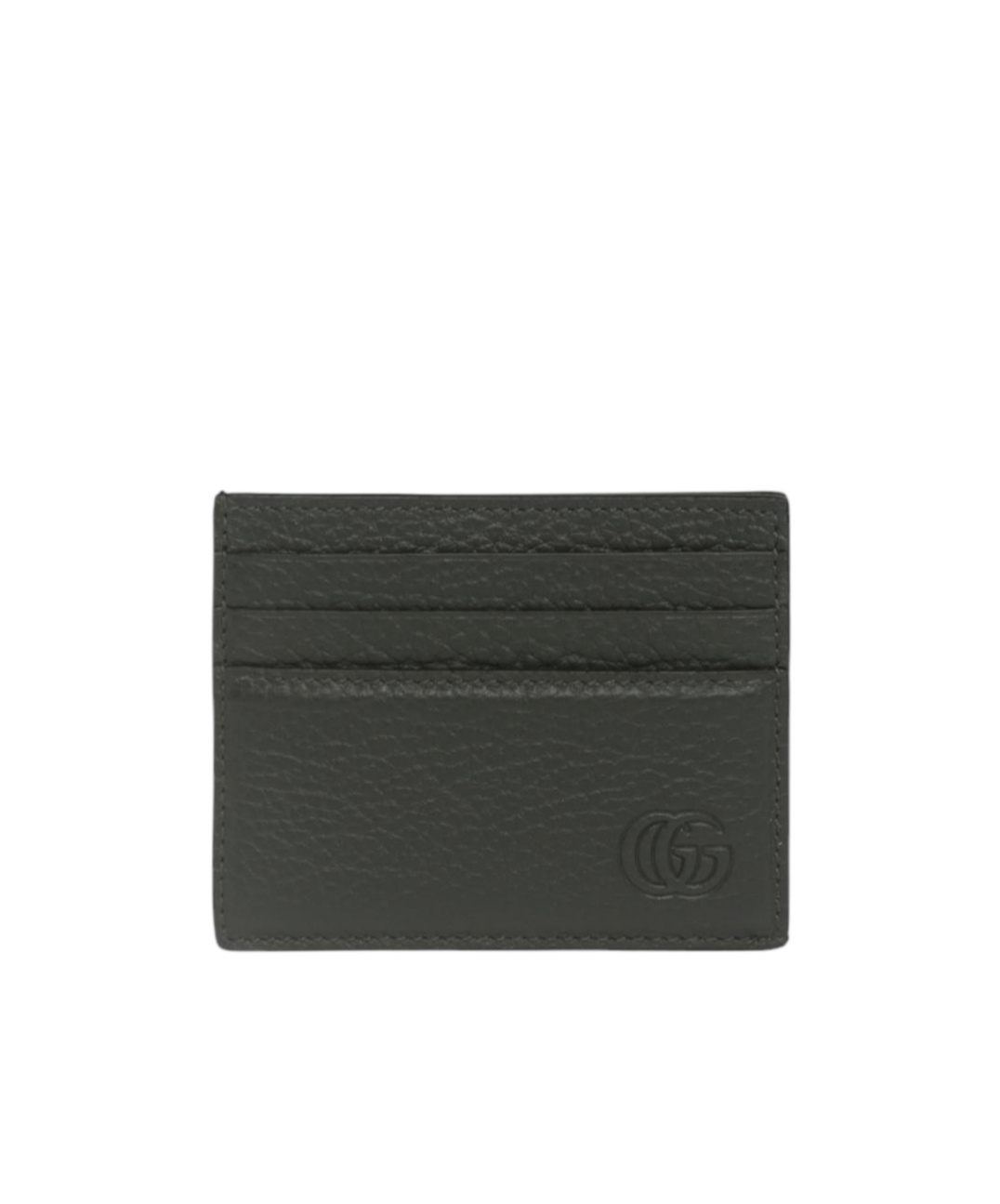 Gucci Flat Card Holder In Grey