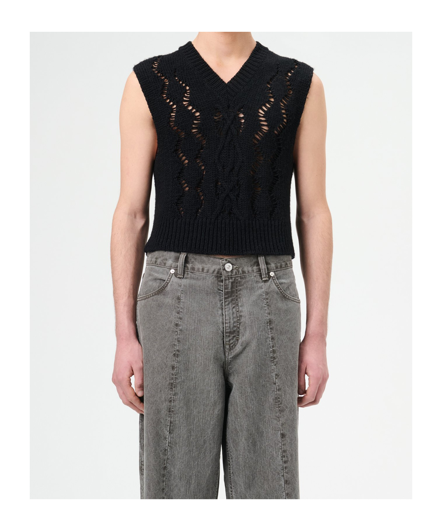 OUR LEGACY OUR LEGACY CABLE MICHIGAN TANK TOP