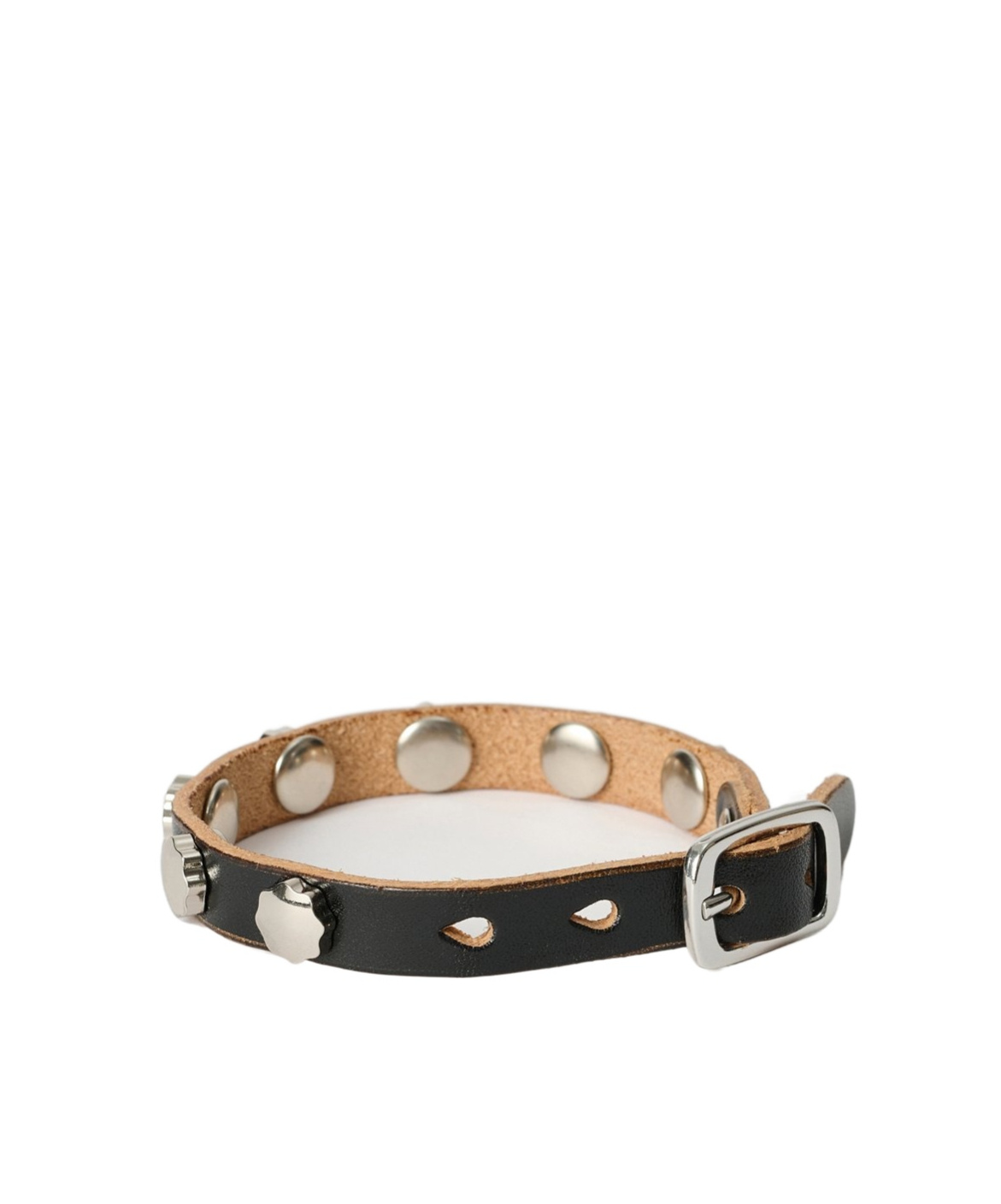 Our Legacy Floral Studded Bracelet In Black
