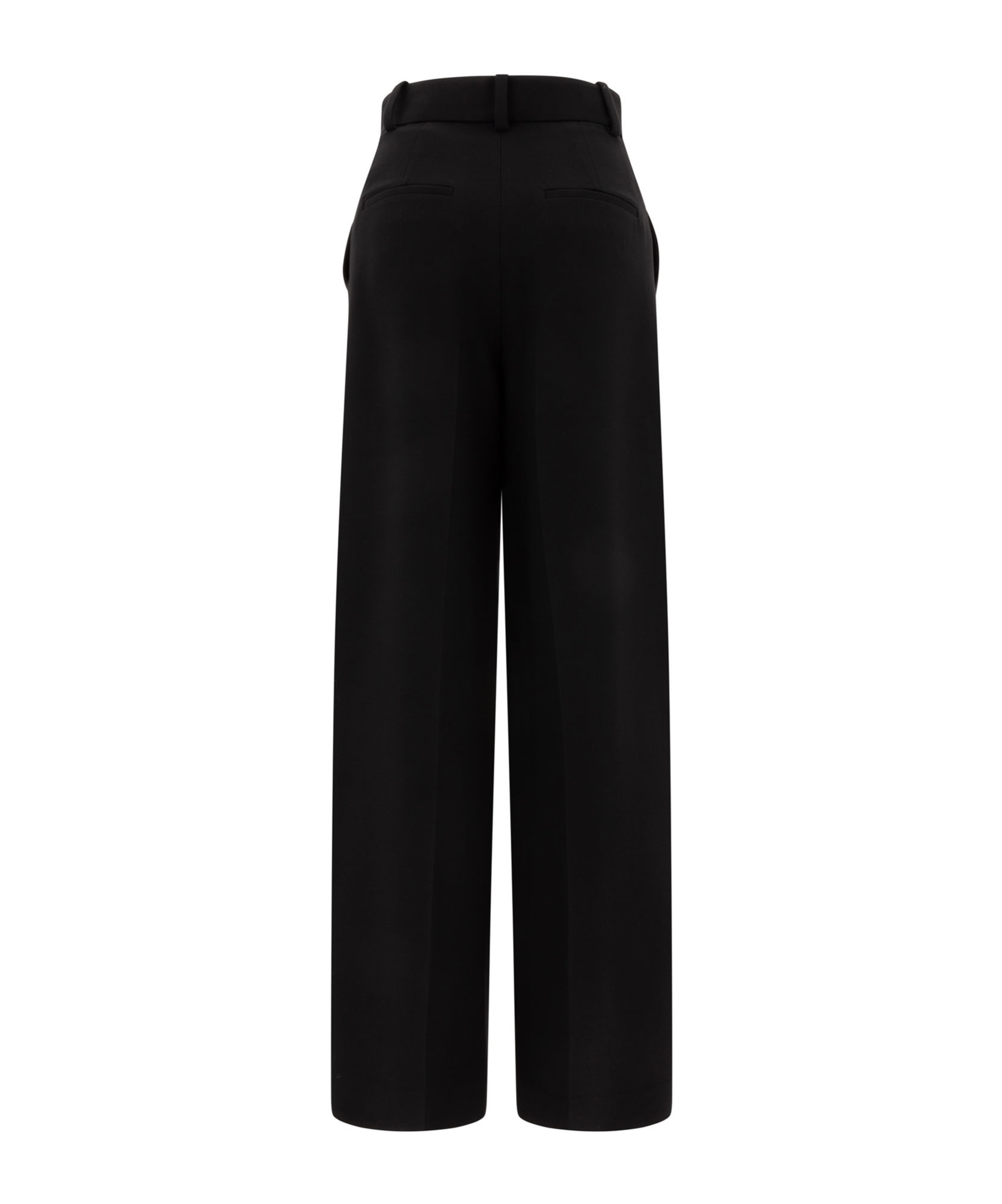 Khaite High-waisted Wide-leg Trousers In Luxurious Satin In Black