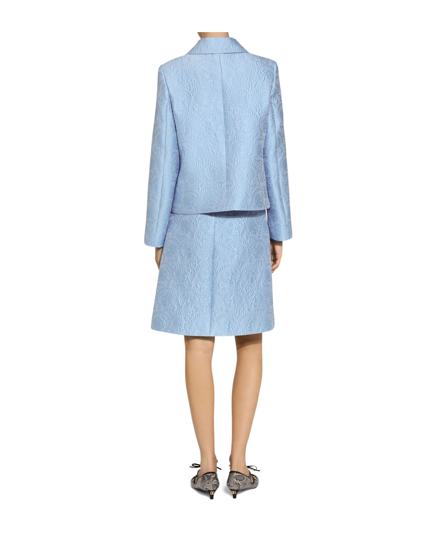 Shop Dolce & Gabbana Single-breasted Casual Jacket In Blue