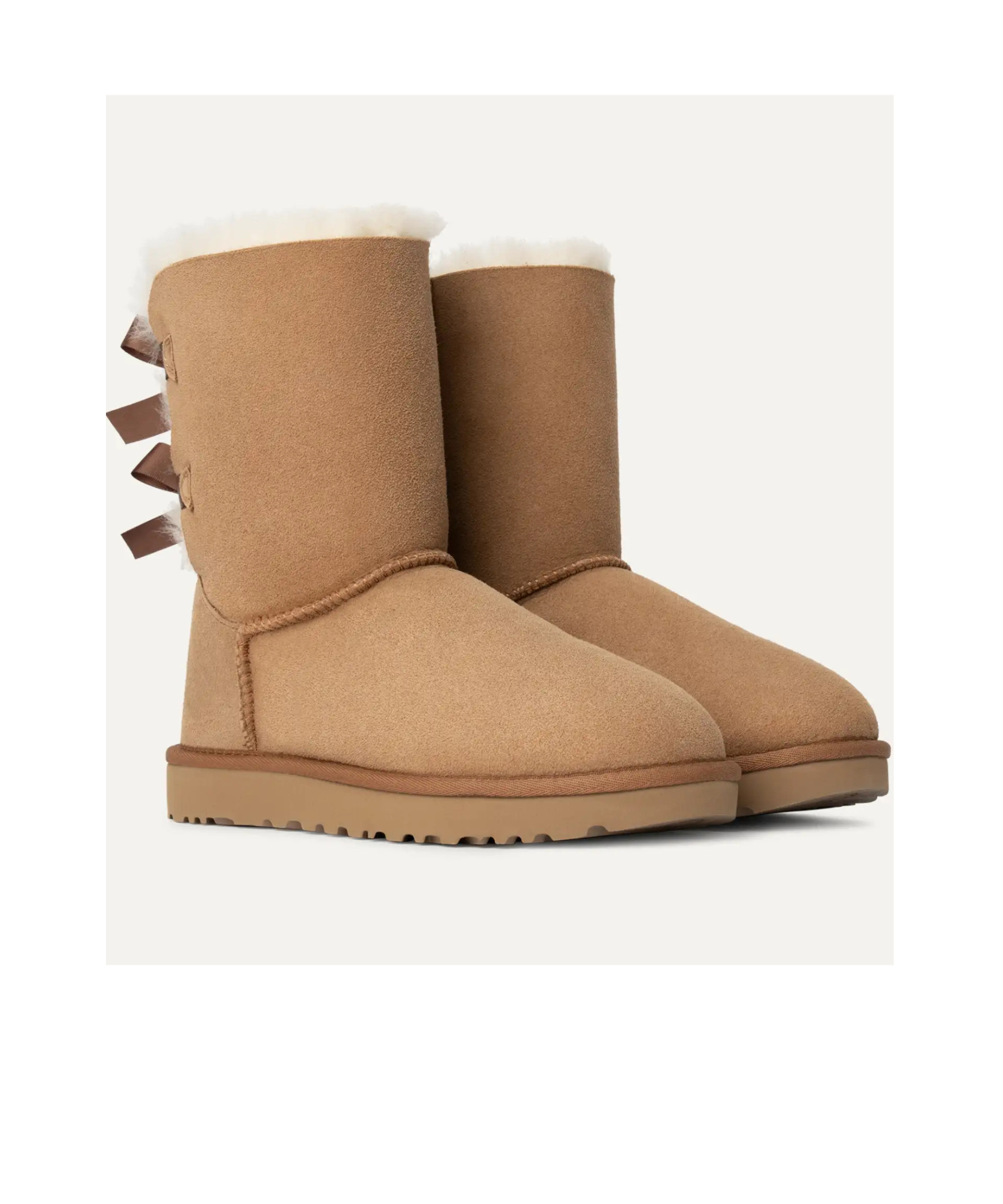 Ugg Round-toed Ankle Boots In Brown