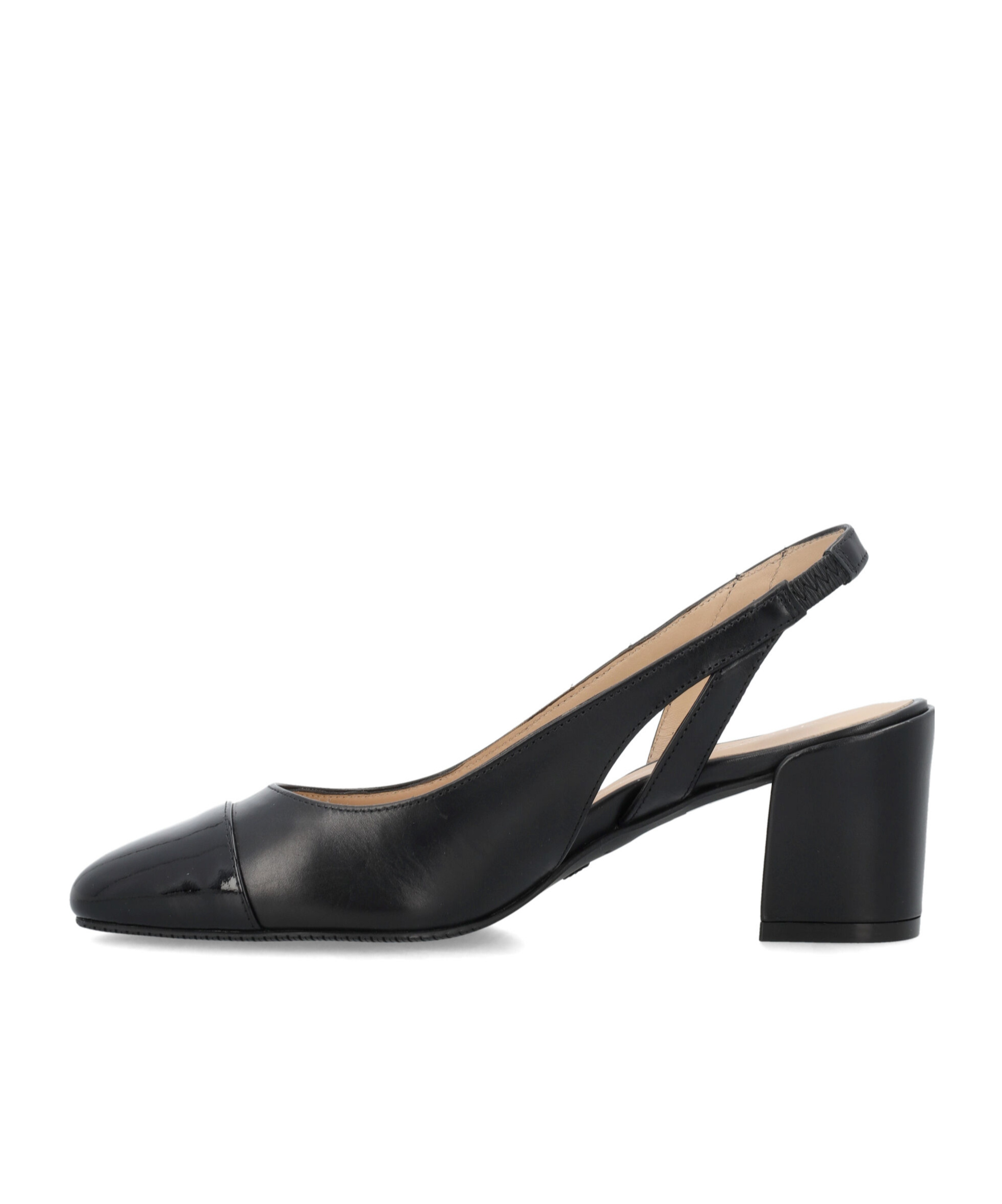 Stuart Weitzman Block Heel Slingback Pumps In Black