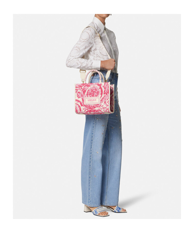 Versace Small Barocco Athena Tote Bag