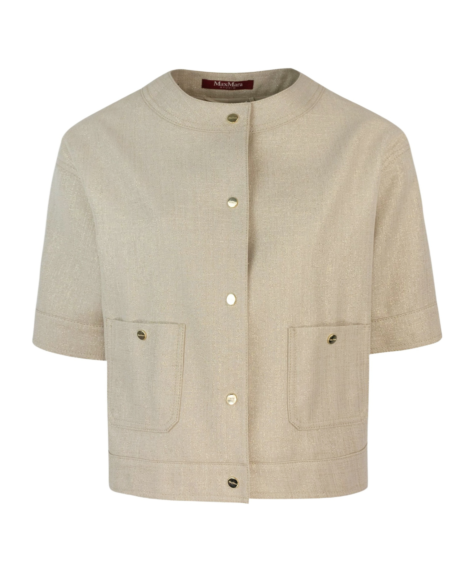 Max Mara Agile Cropped Button-up Jacket
