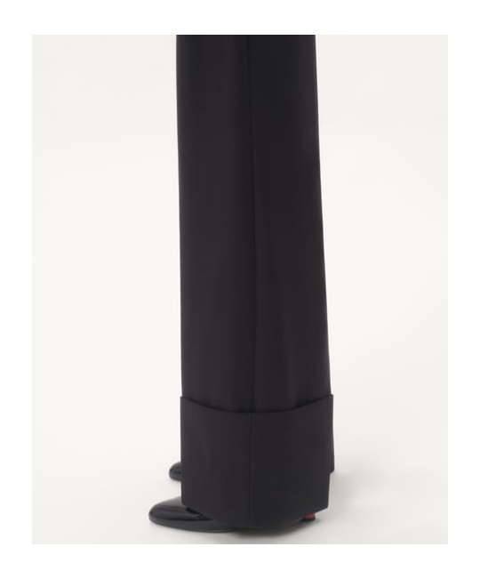 VALENTINO VALENTINO HIGH WAIST STRAIGHT LEG TROUSERS