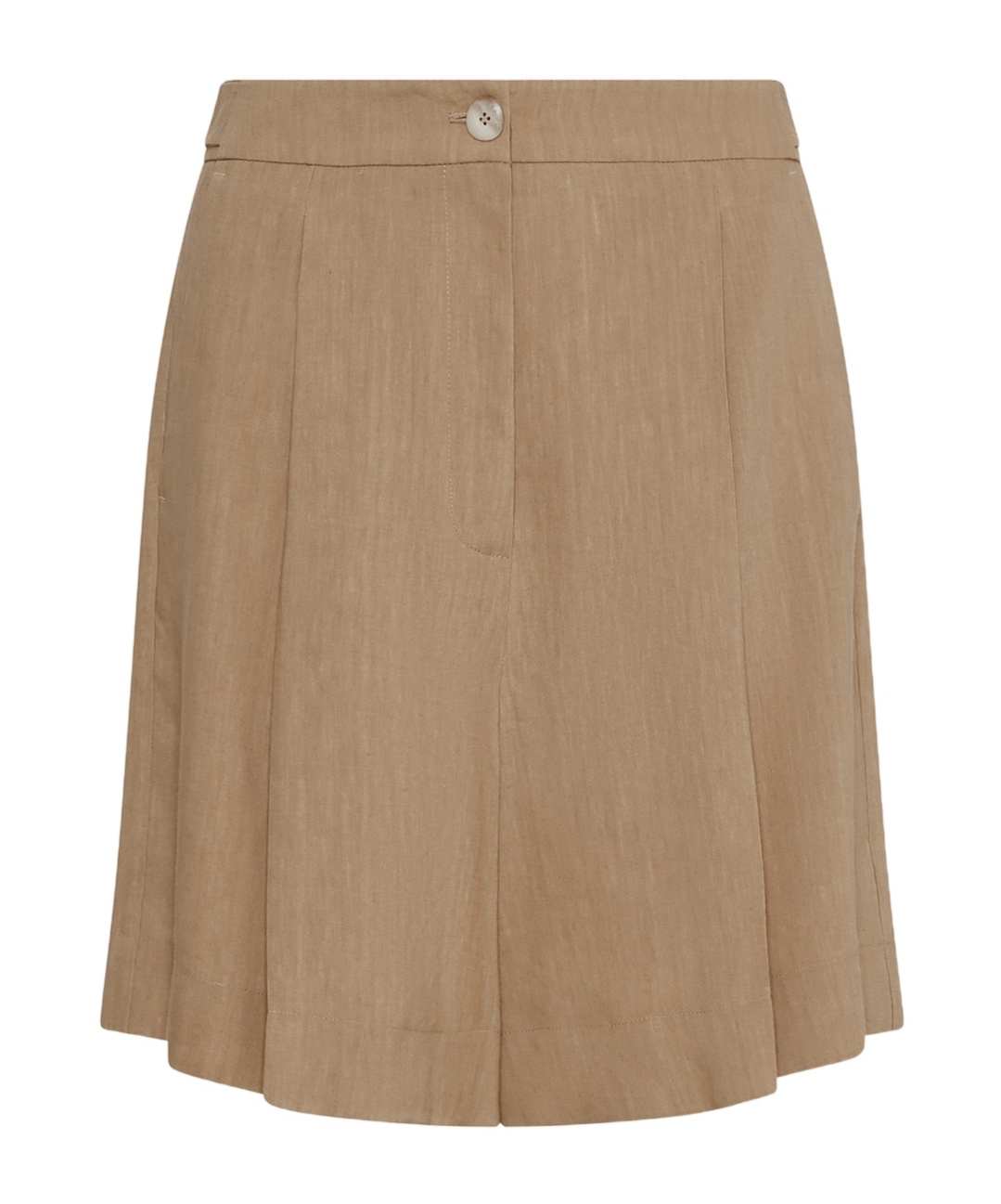 Marella Stretch Viscose And Linen Bermuda Shorts