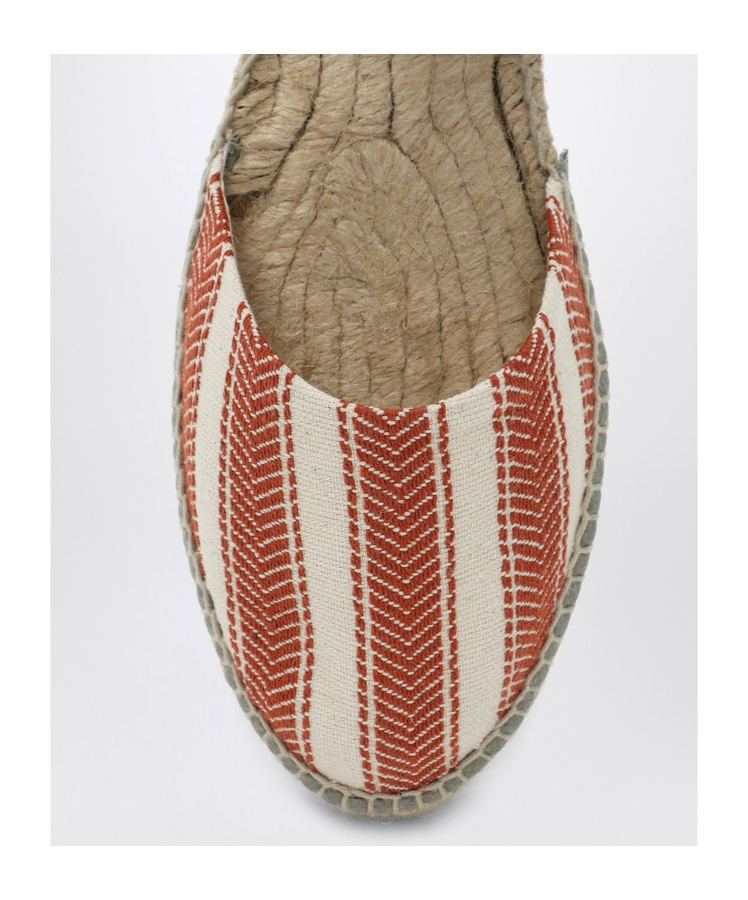 Manebi Low Espadrilles Ivory/terracotta