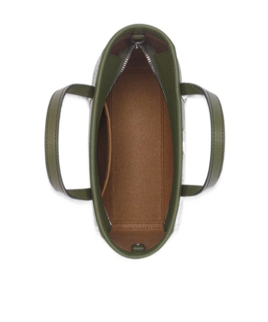 Mcm Mini Toni Visetos-monogram Top-zip Tote Bag In Brown