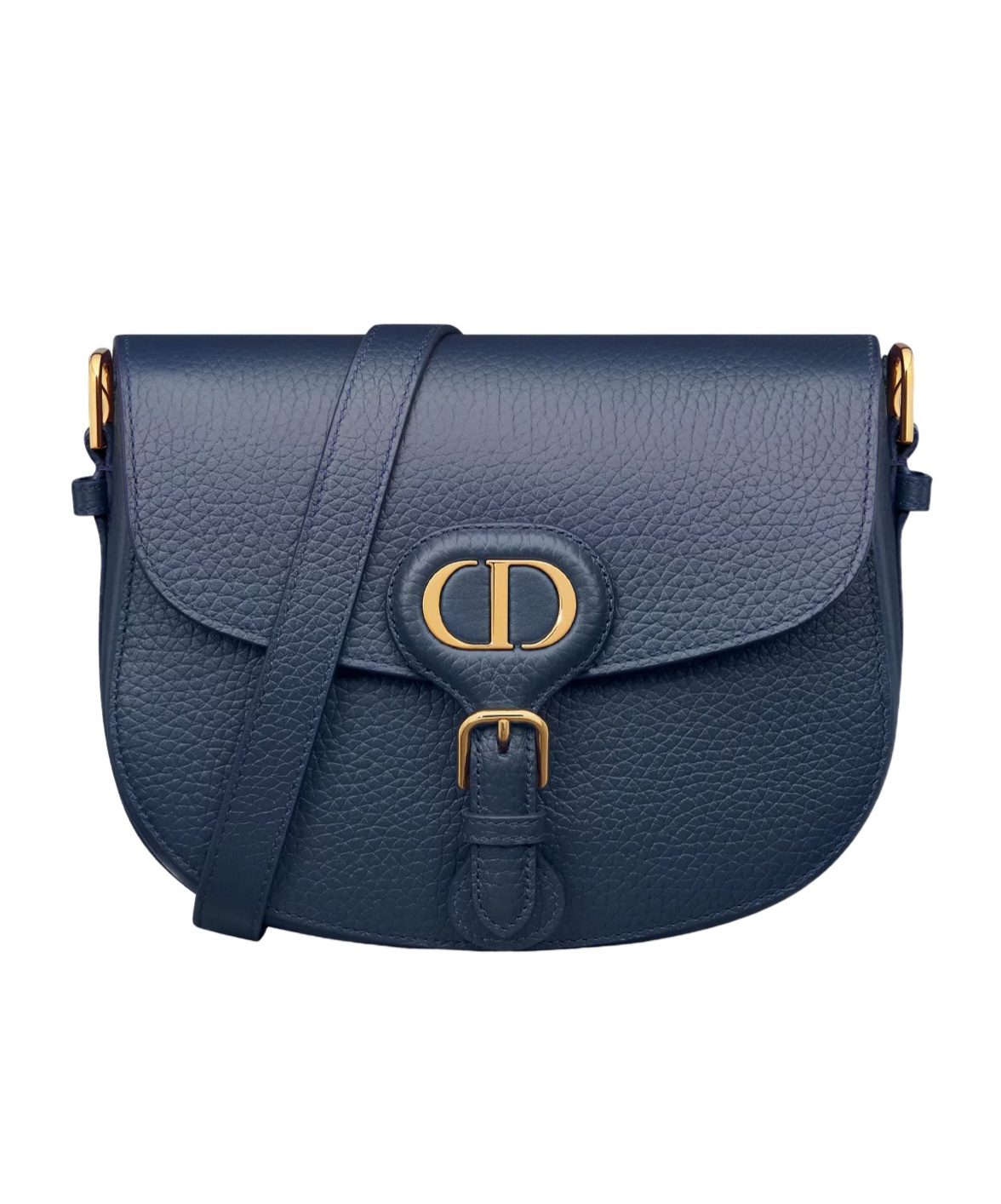 Dior Medium Flap Shoulder Bag In Blue