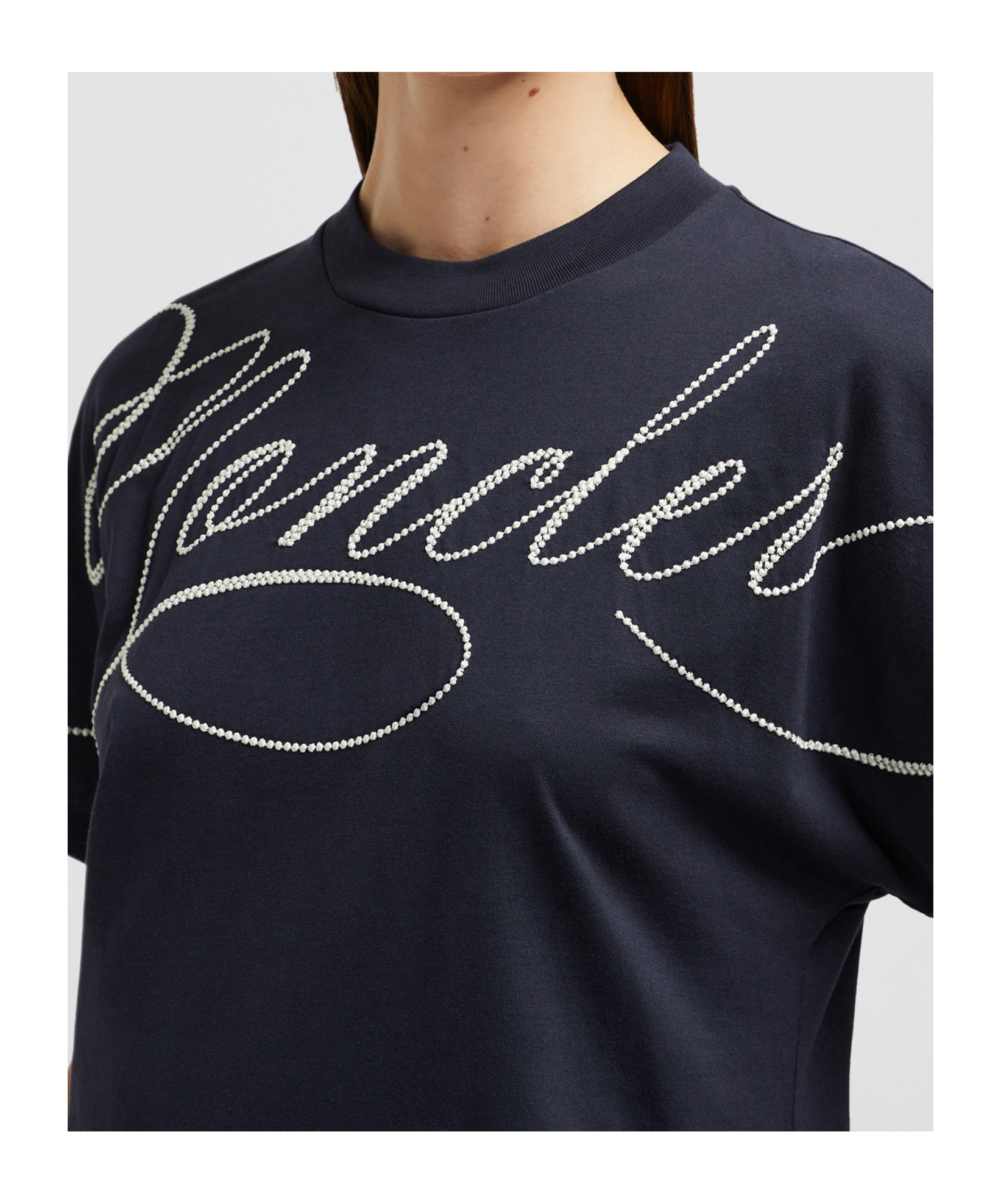 Moncler Short-sleeved T-shirt In Blue