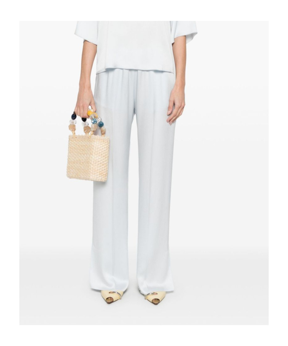 Forte Forte Satin Trousers In White
