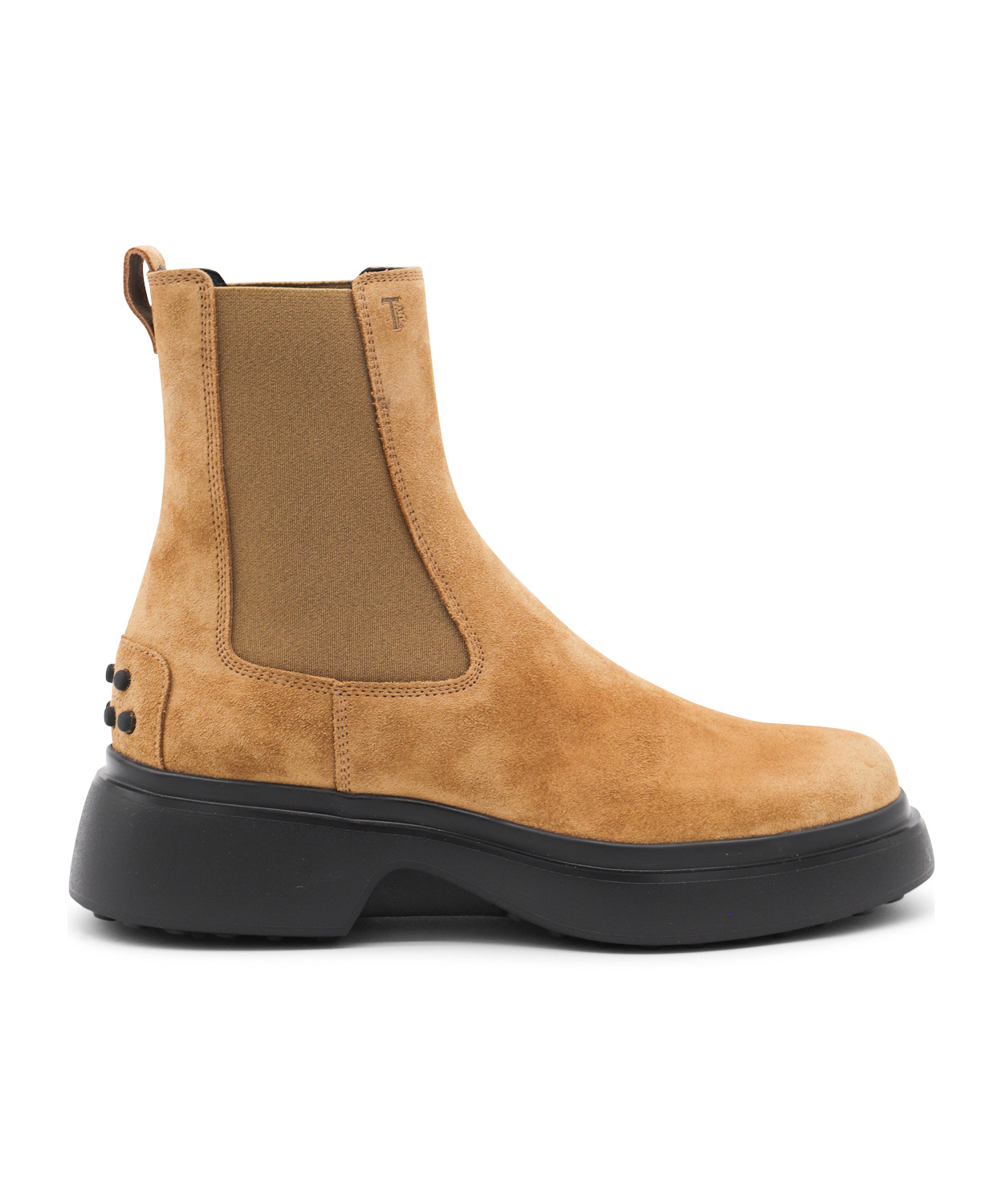 Tod's Round Toe Slip On Boots In Multi