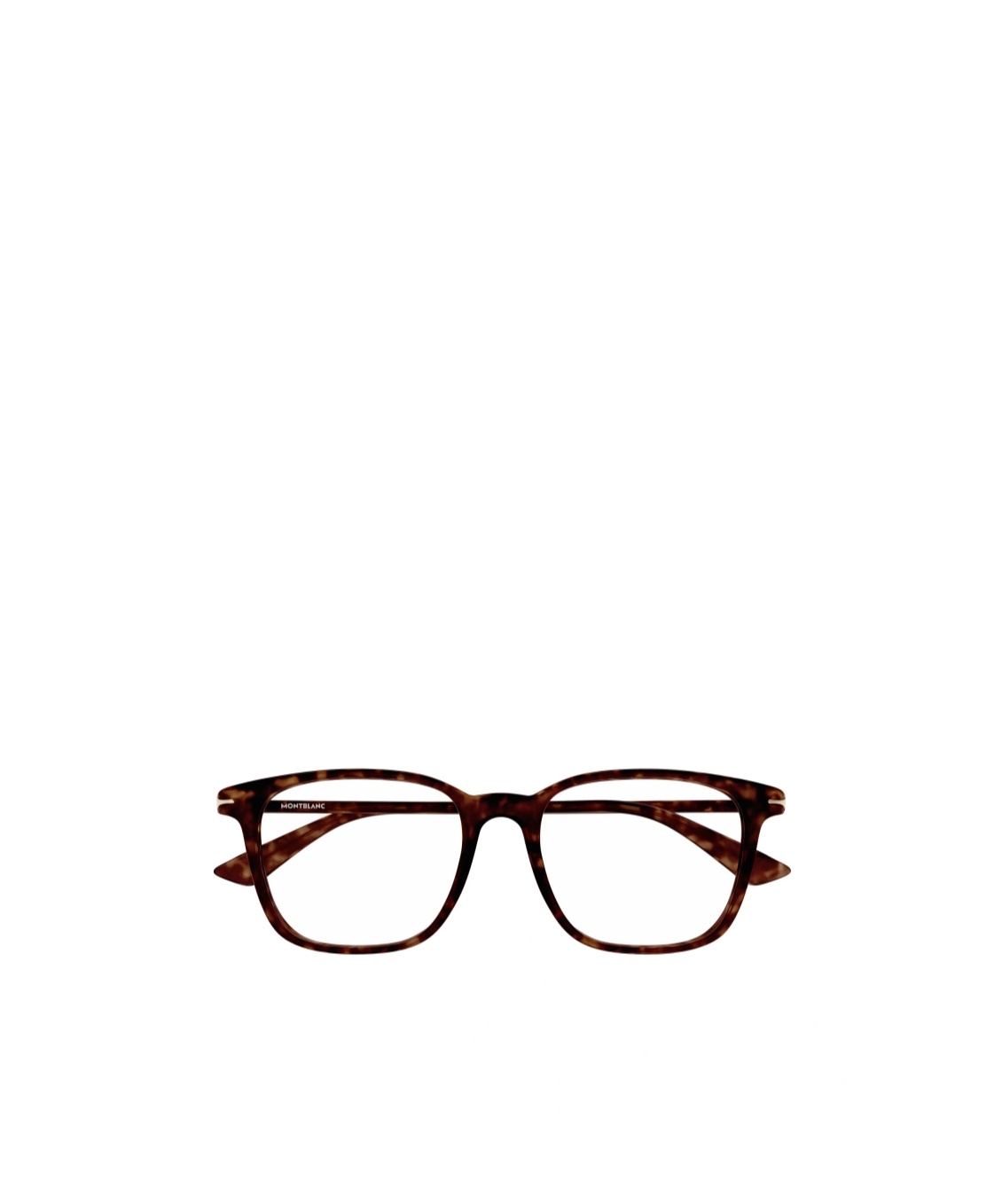 Montblanc Square-frame Glasses In Brown