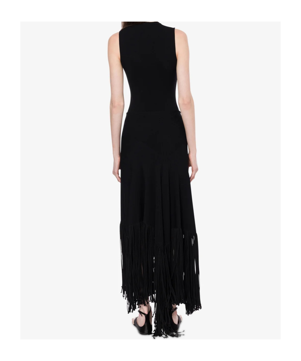 Philosophy Di Lorenzo Serafini Stretch Knitted Bodysuit In Black