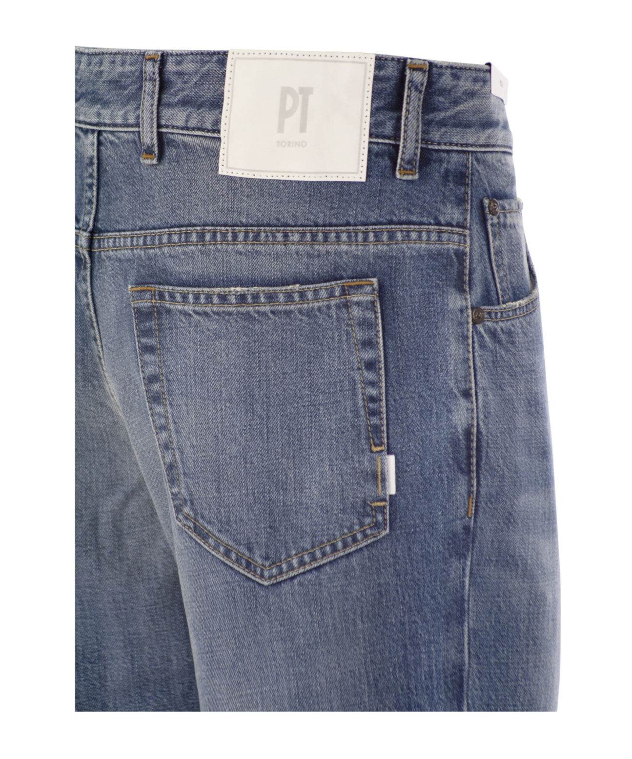 Pt Torino Rebel- Straight-leg Jeans In Gray