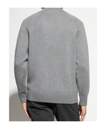 Eleventy Turtleneck Sweater In Gray