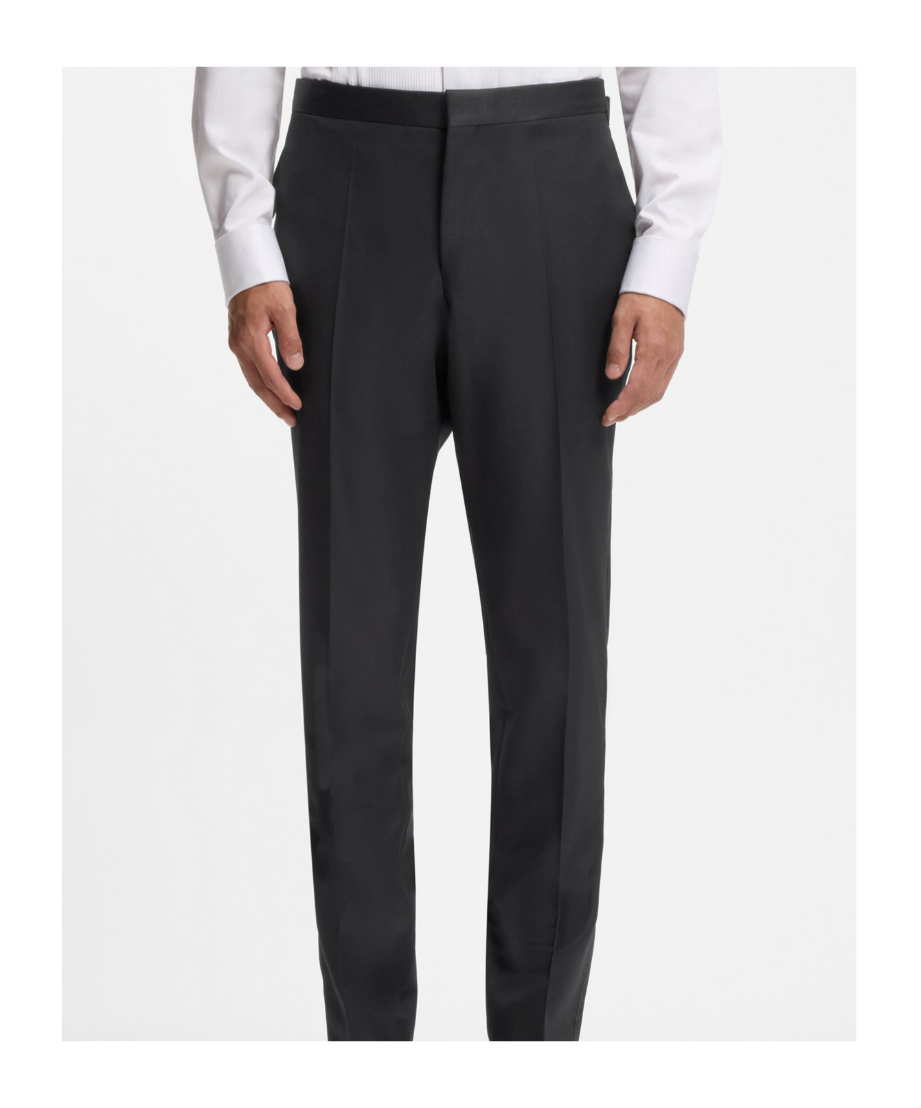 Hugo Boss Long-sleeved Suit In Black