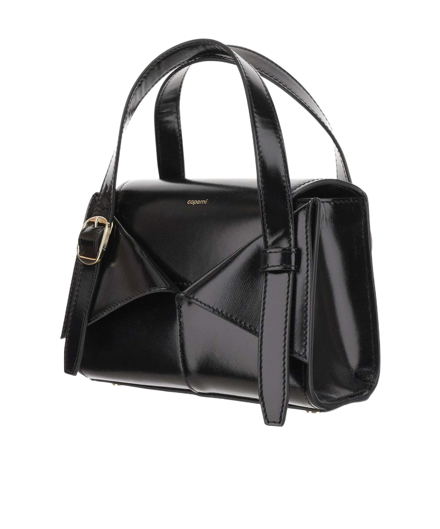 Coperni Double Handle Shoulder Bag In Black