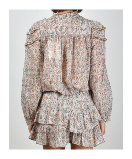 Isabel Marant Étoile Printed Shirt In Multi