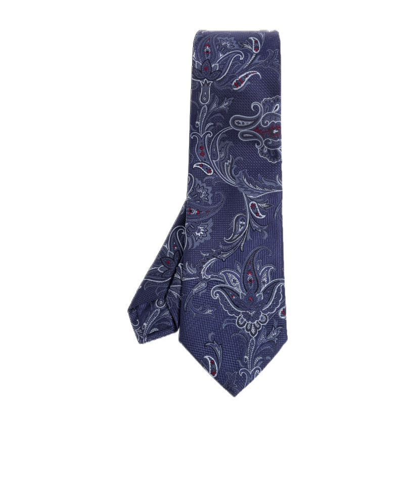 Etro Pointed Tie In Blue